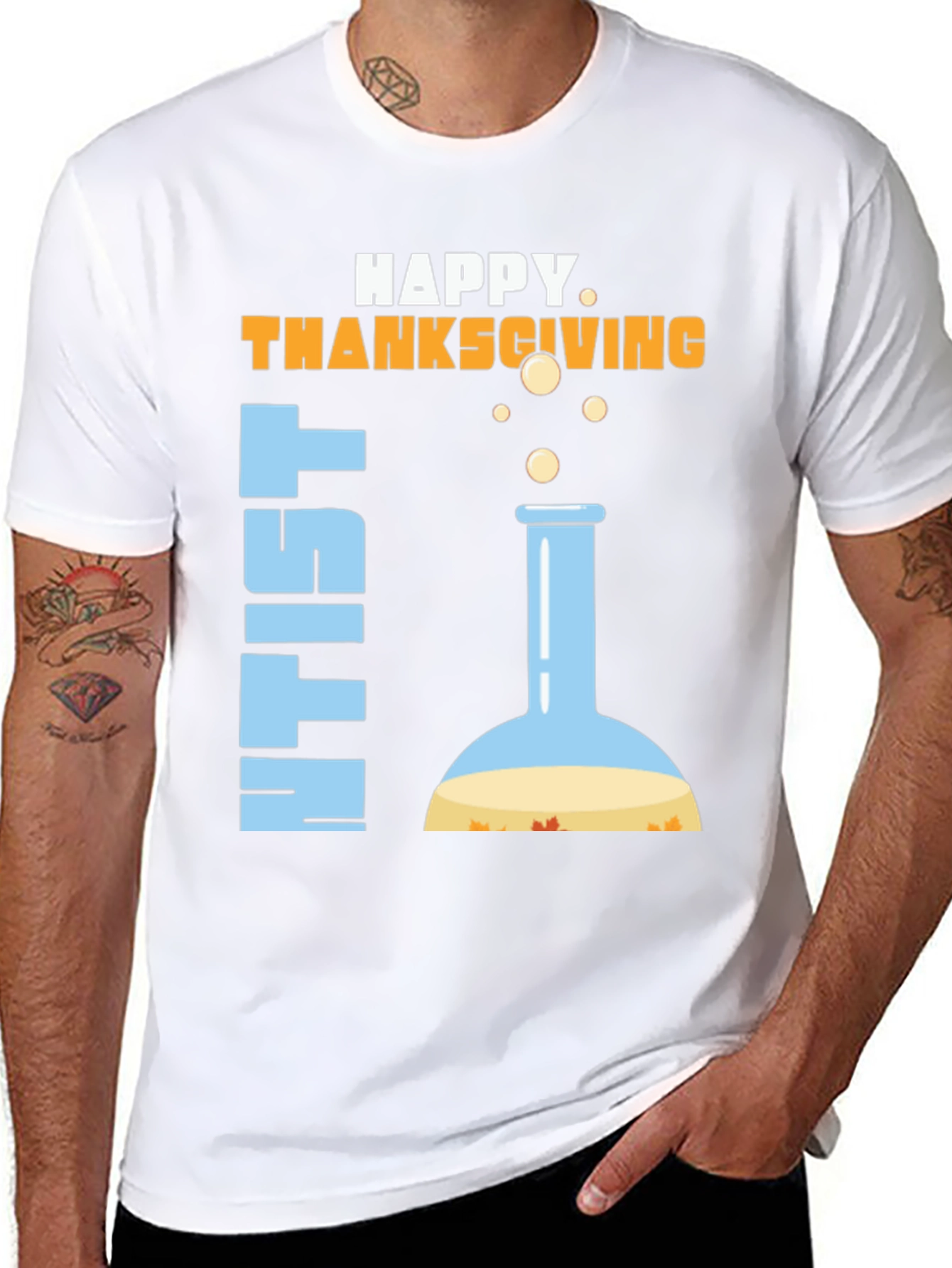 Thanksgiving Scientist T-Shirt - Science Holiday Tee