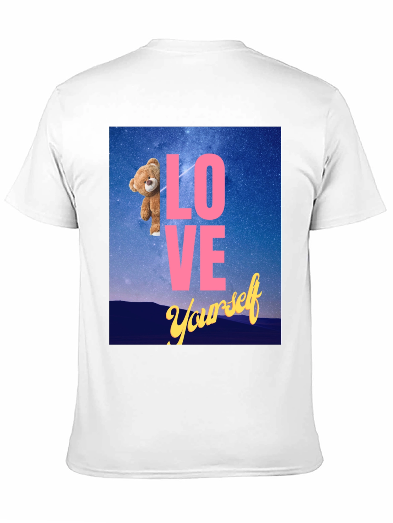 Love Yourself Teddy Bear Graphic Tee