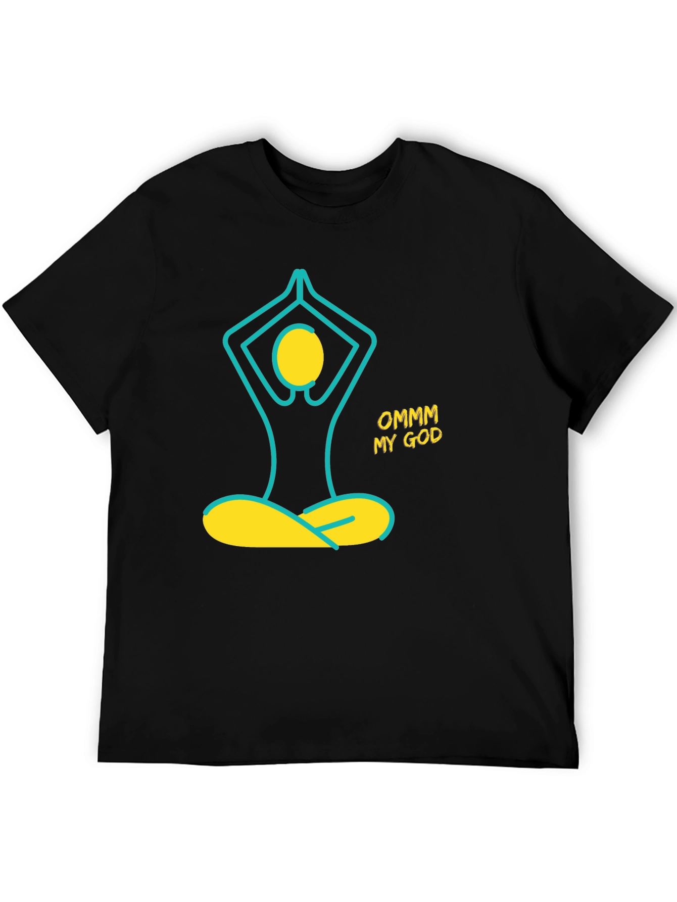 Ommm My God Yoga T-Shirt - Black
