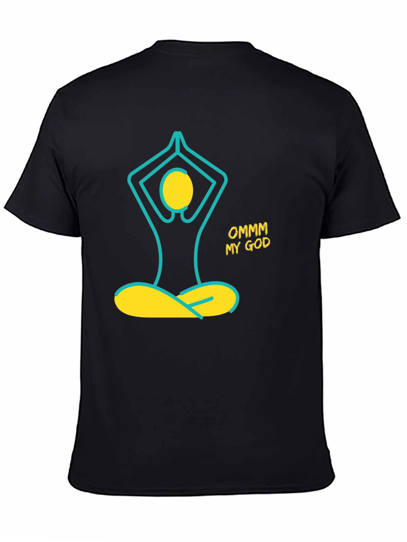 Ommm My God Yoga T-Shirt - Black