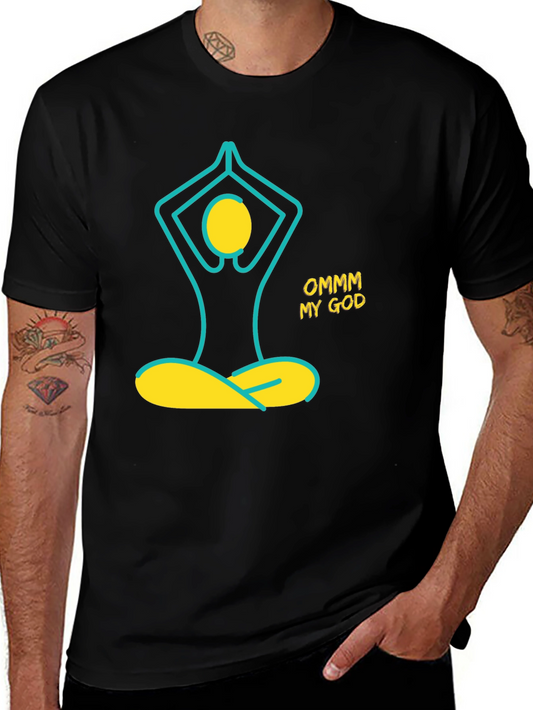 Ommm My God Yoga T-Shirt - Black