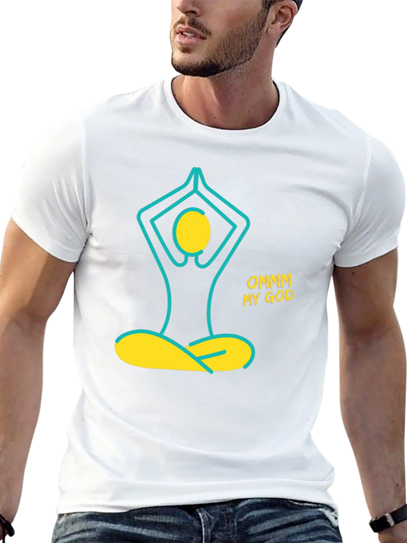Ommm My God Yoga T-Shirt - Black