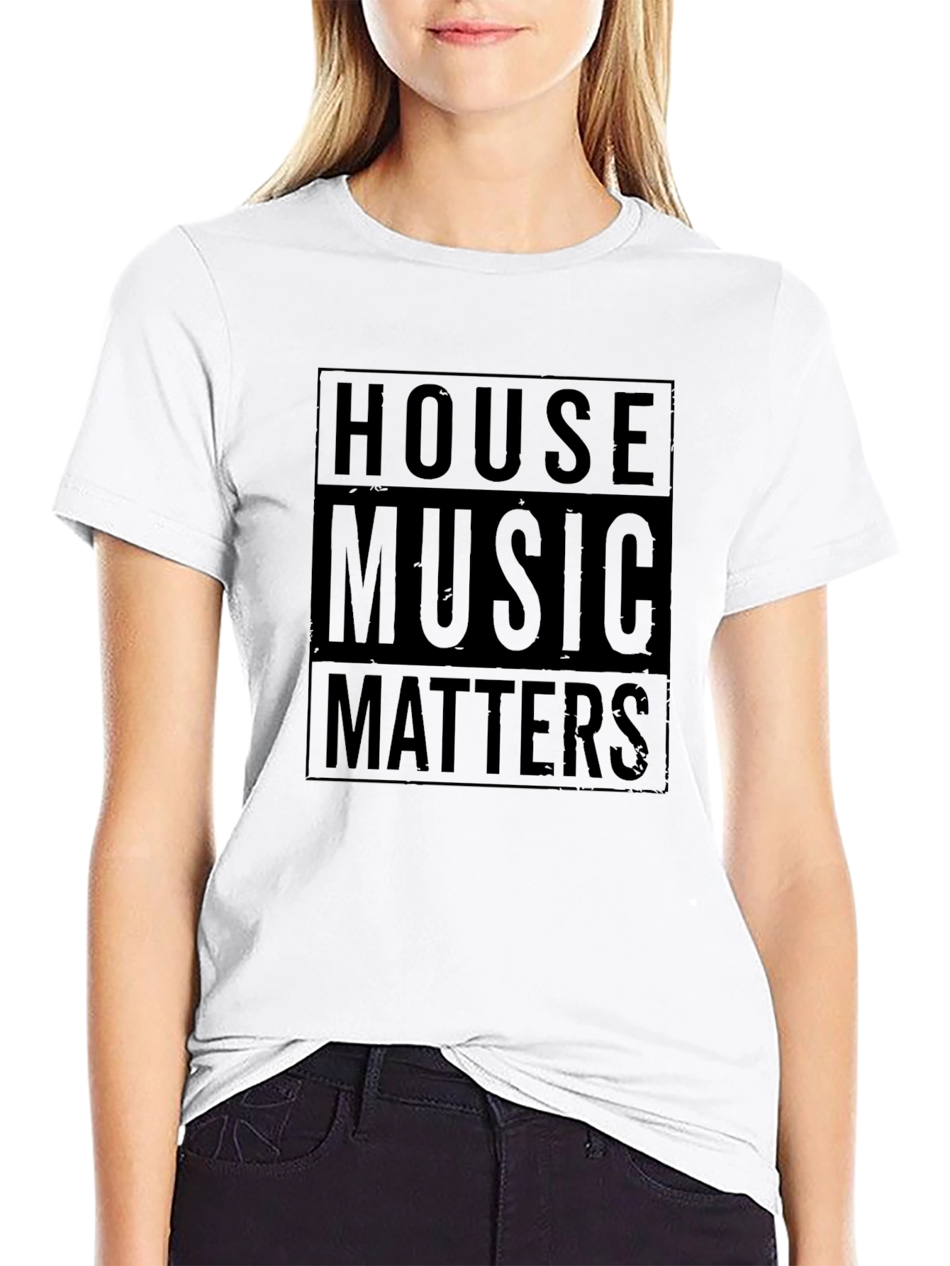 House Music Matters Black T-Shirt