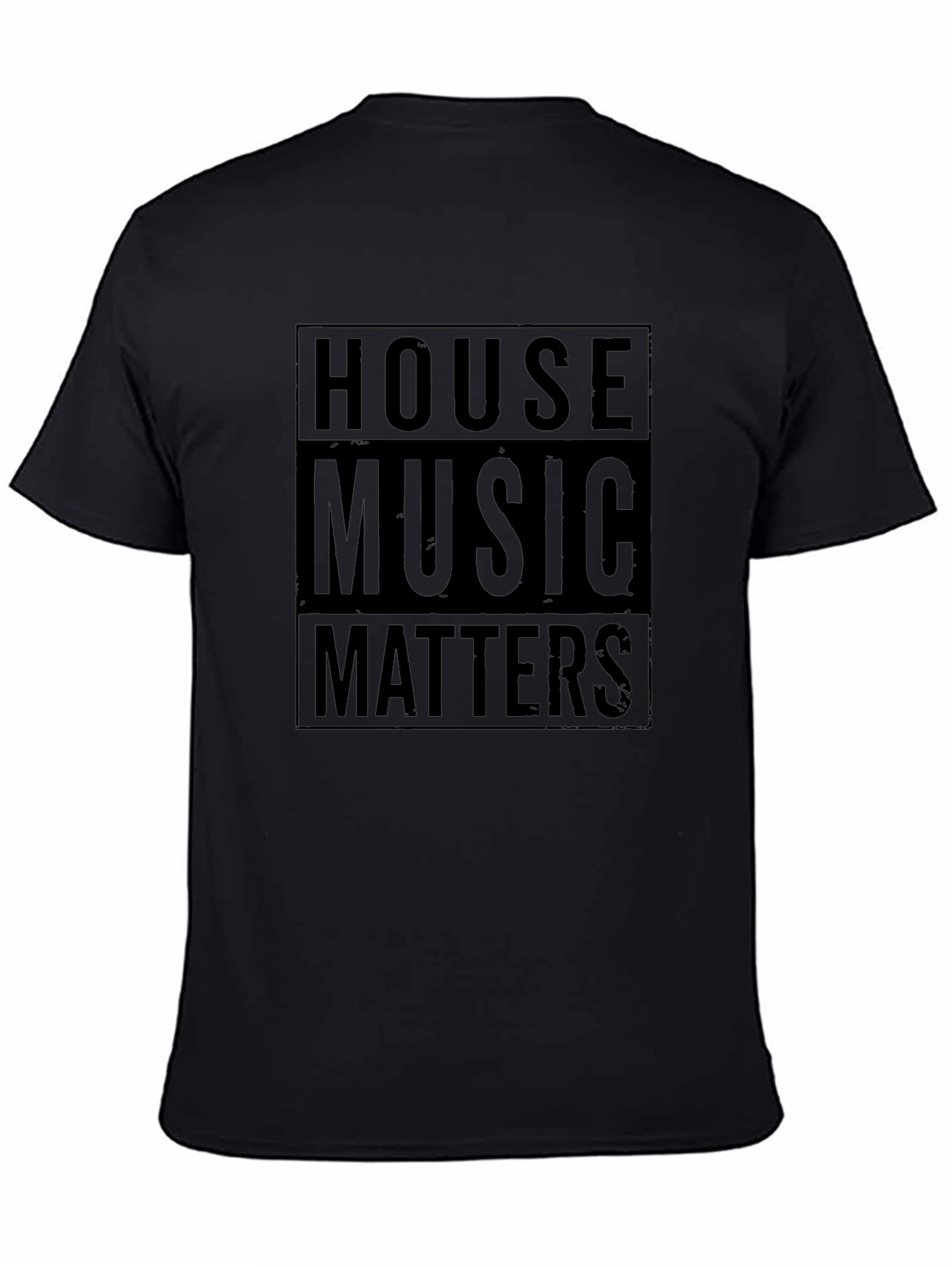 House Music Matters Black T-Shirt