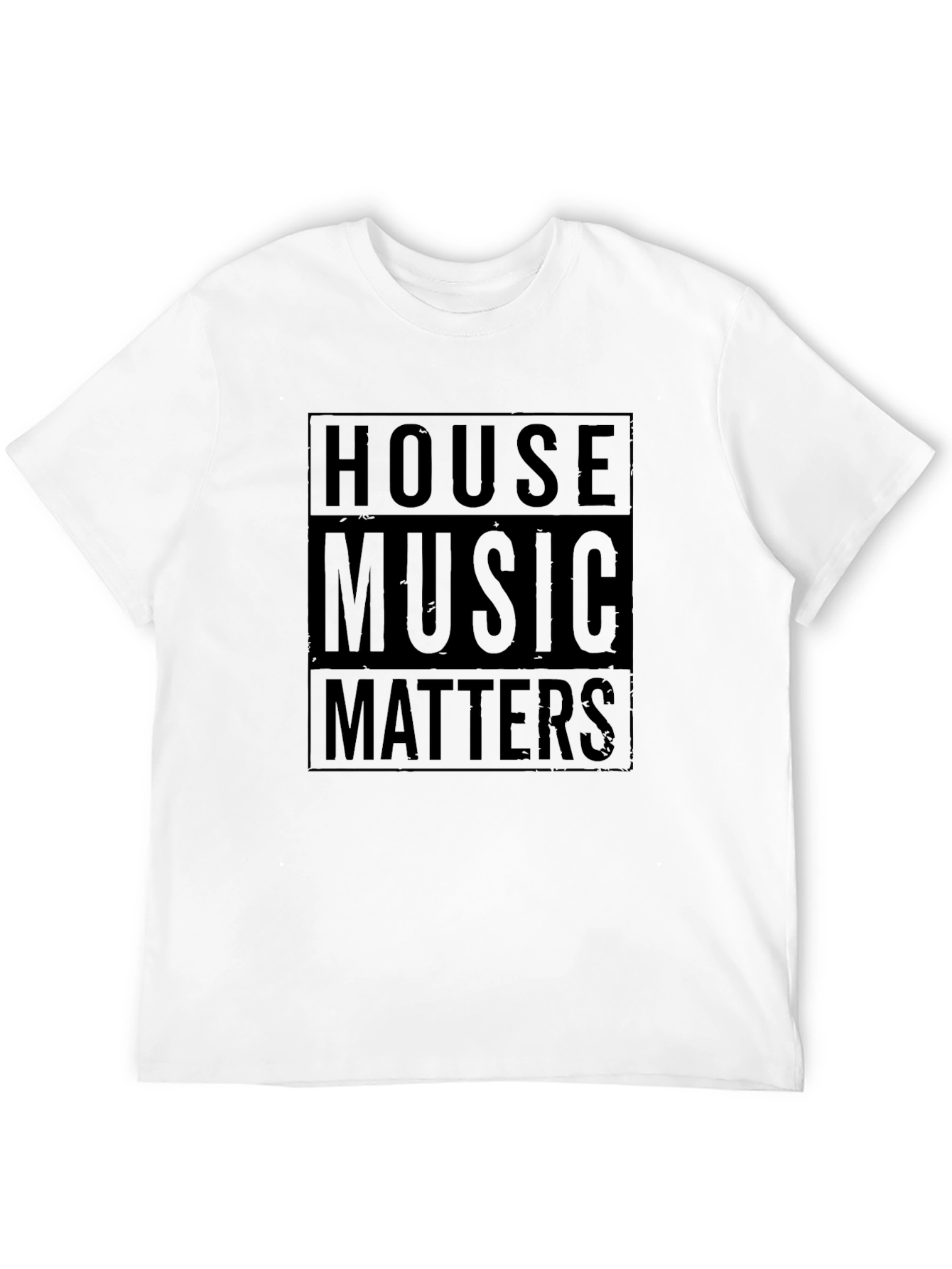 House Music Matters Black T-Shirt