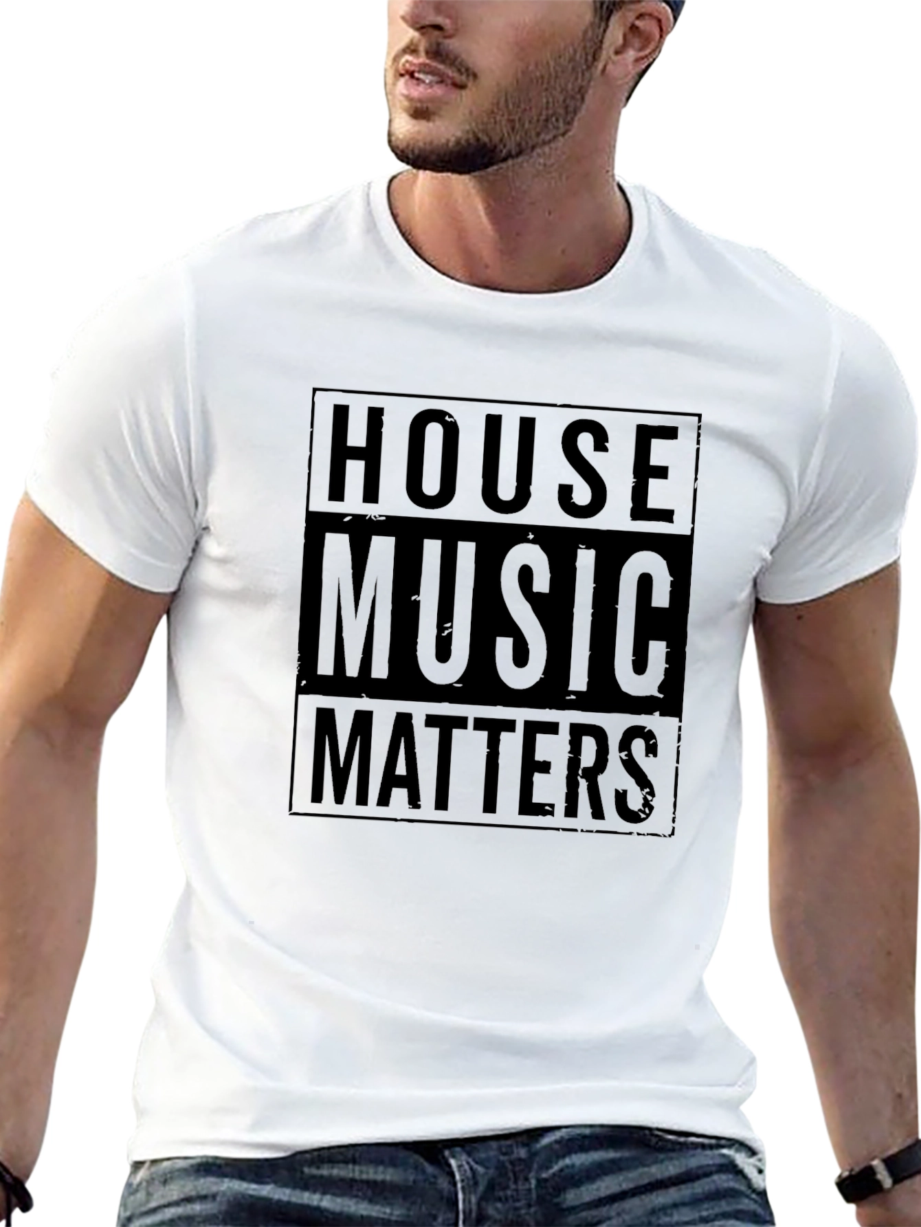 House Music Matters Black T-Shirt