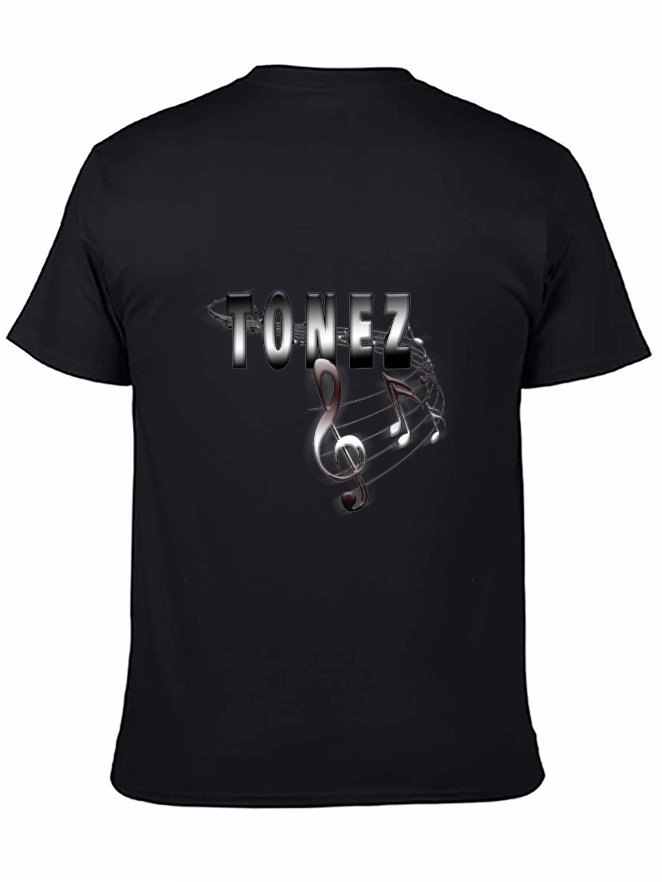 Tonez Musical T-Shirt - Black Graphic Tee