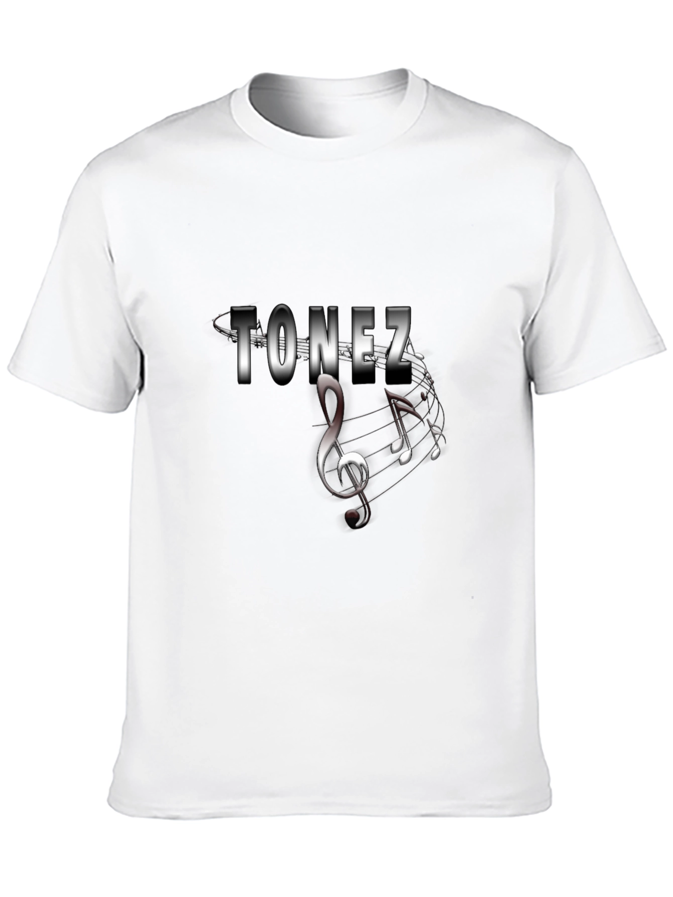 Tonez Musical T-Shirt - Black Graphic Tee