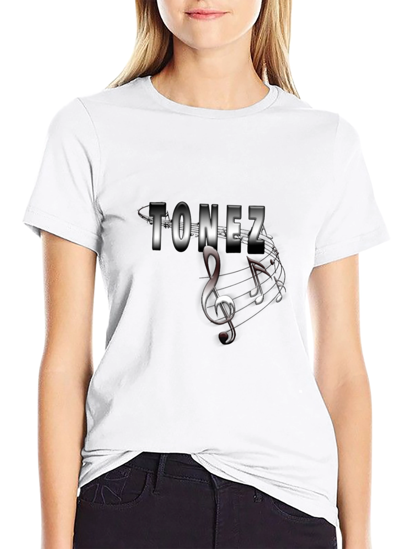 Tonez Musical T-Shirt - Black Graphic Tee