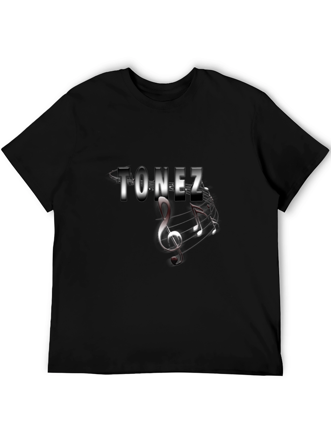 Tonez Musical T-Shirt - Black Graphic Tee