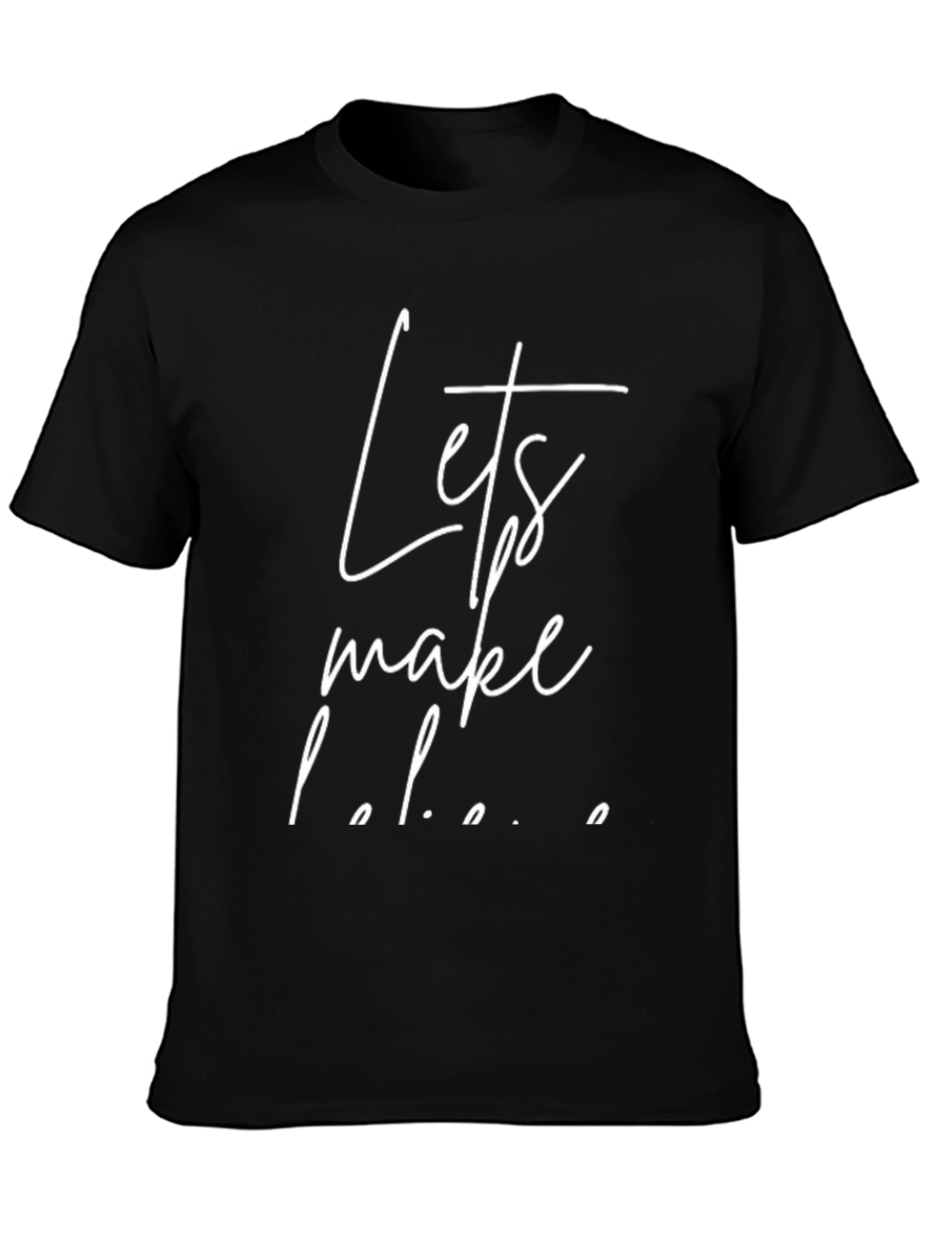 Lets Make Love Tee - Stylish Black Cotton T-Shirt