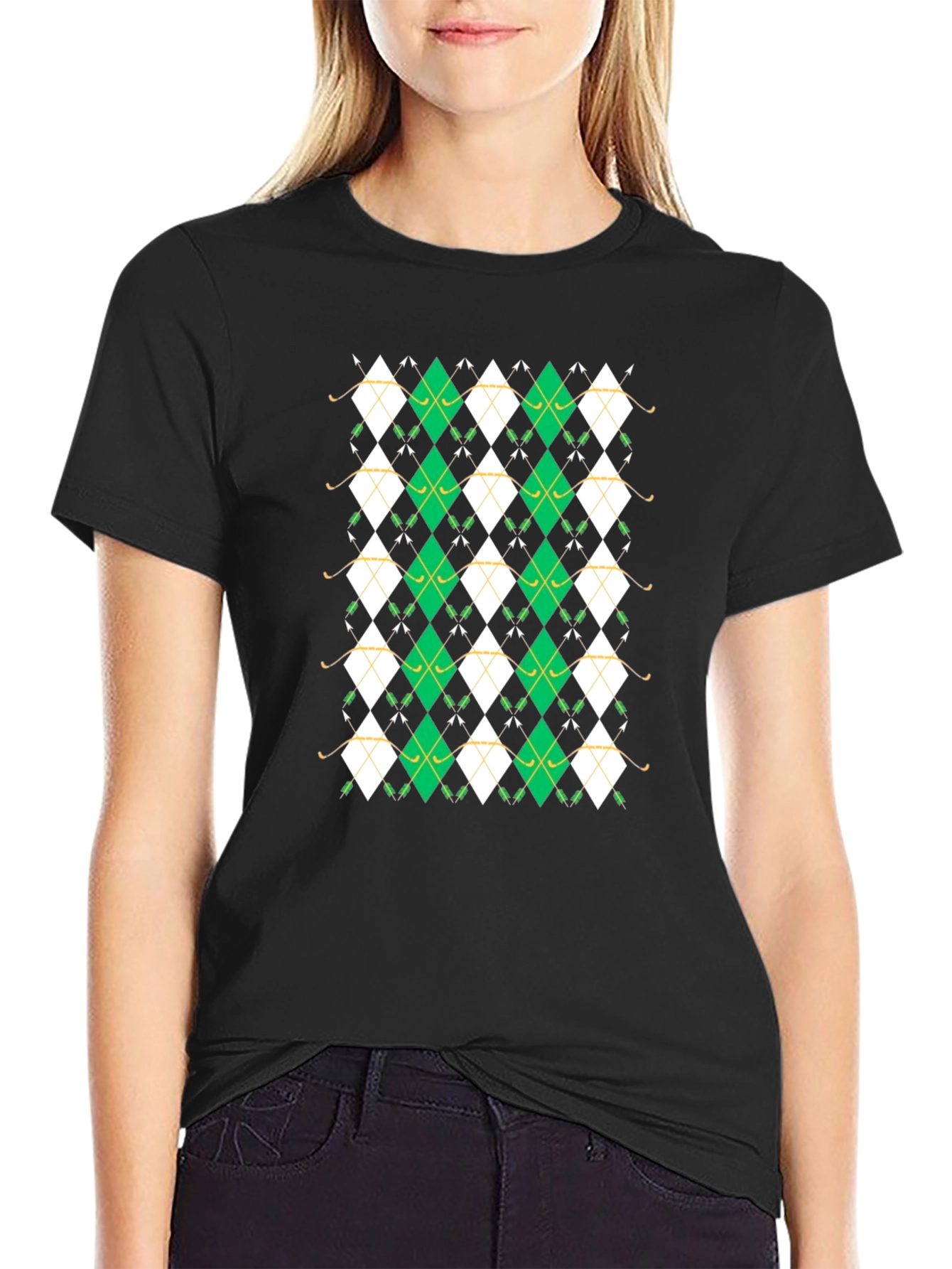 Golf Argyle Pattern T-Shirt