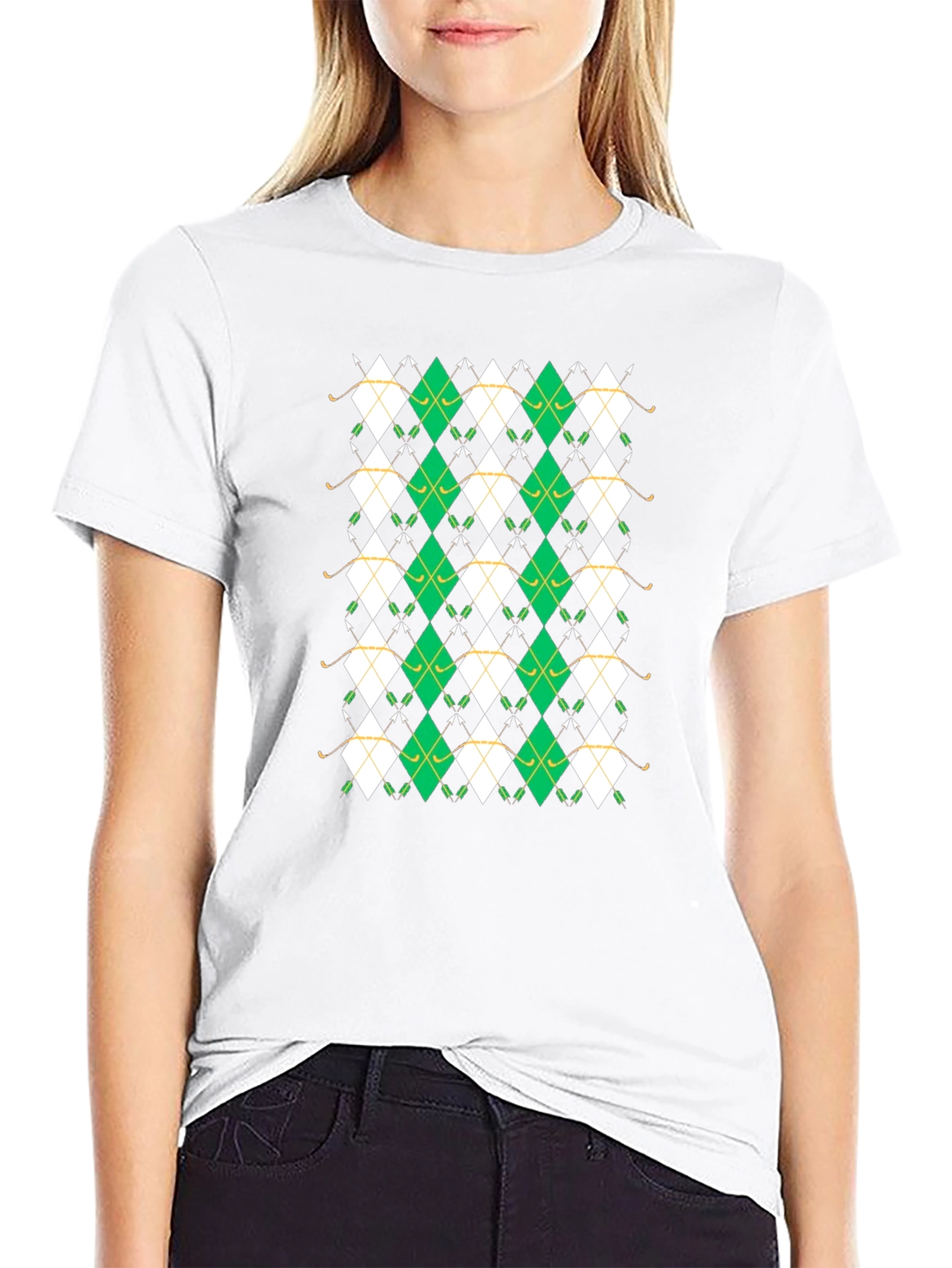 Golf Argyle Pattern T-Shirt