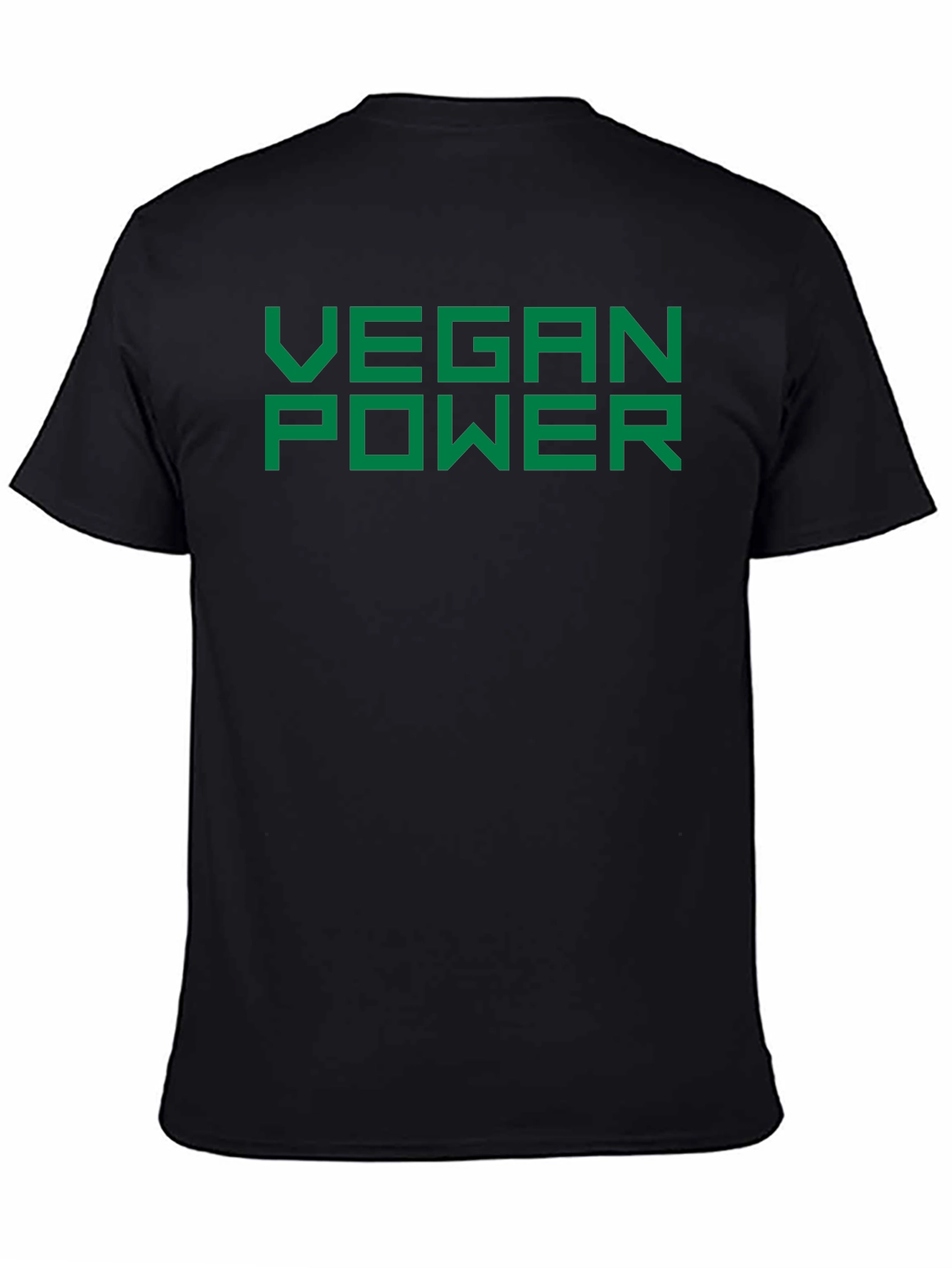 Vegan Power T-Shirt - Bold Green Print