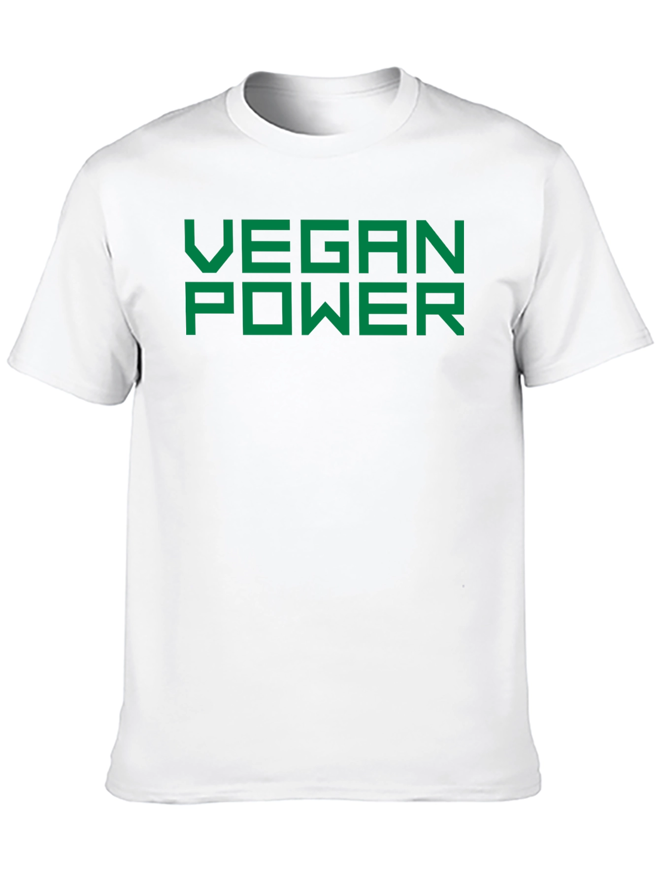 Vegan Power T-Shirt - Bold Green Print