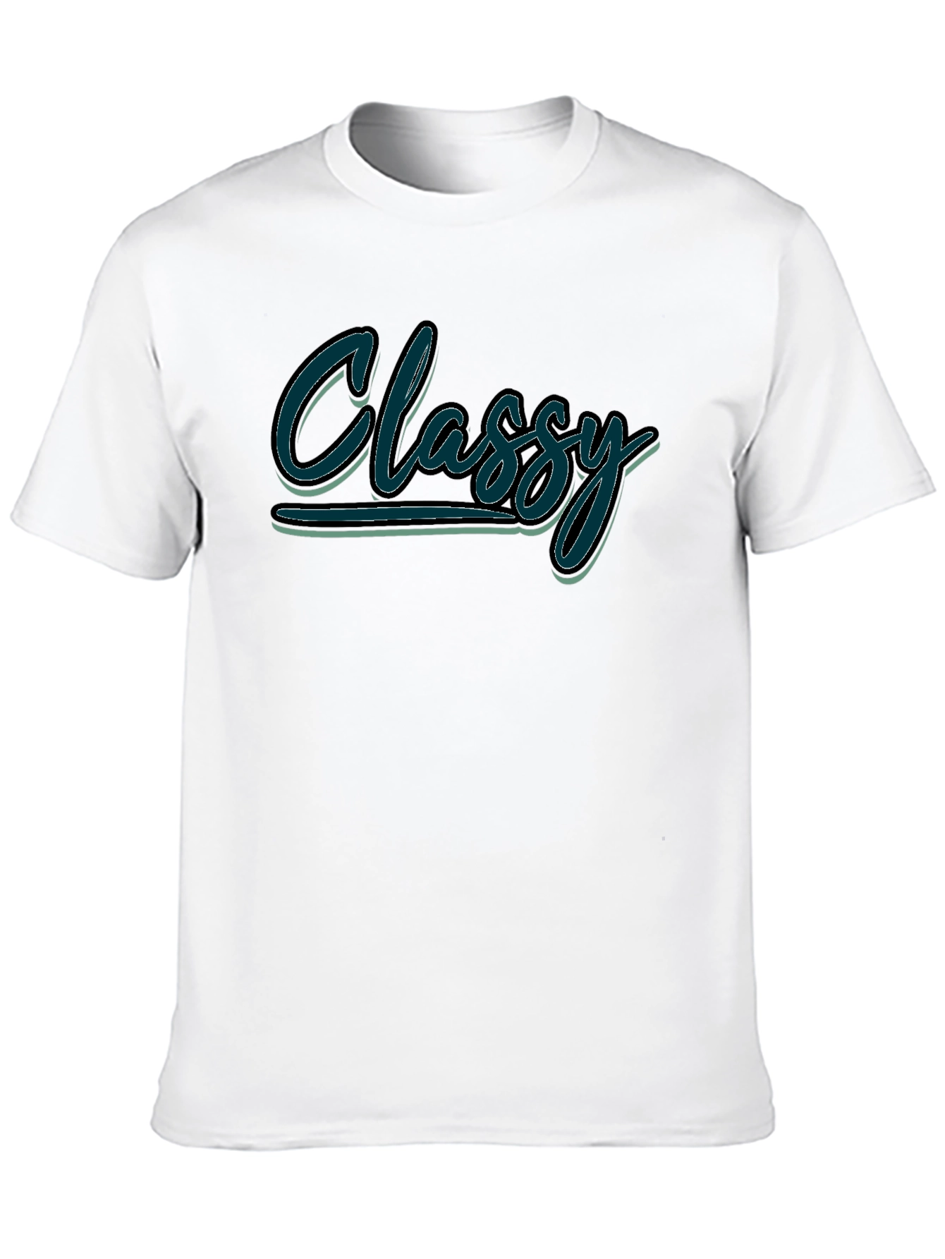 Classy Graphic Black T-Shirt - Casual Style