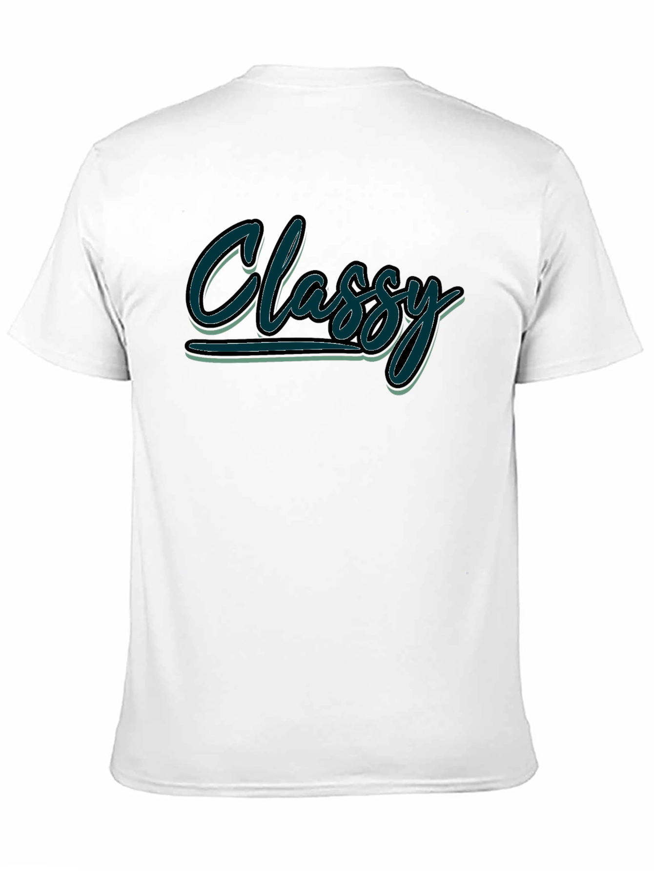 Classy Graphic Black T-Shirt - Casual Style