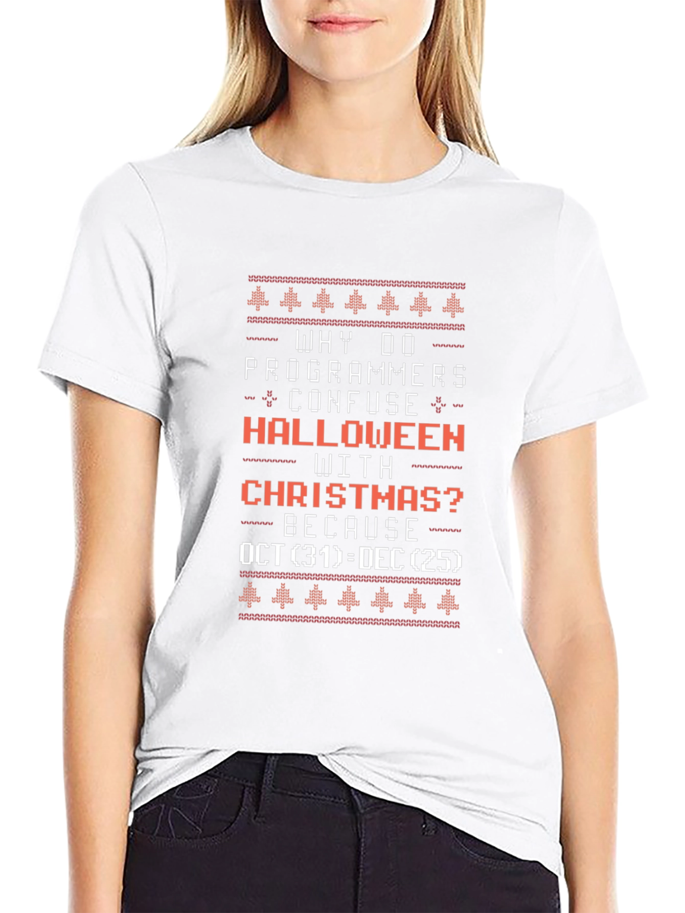 Programmer Halloween vs Christmas T-Shirt