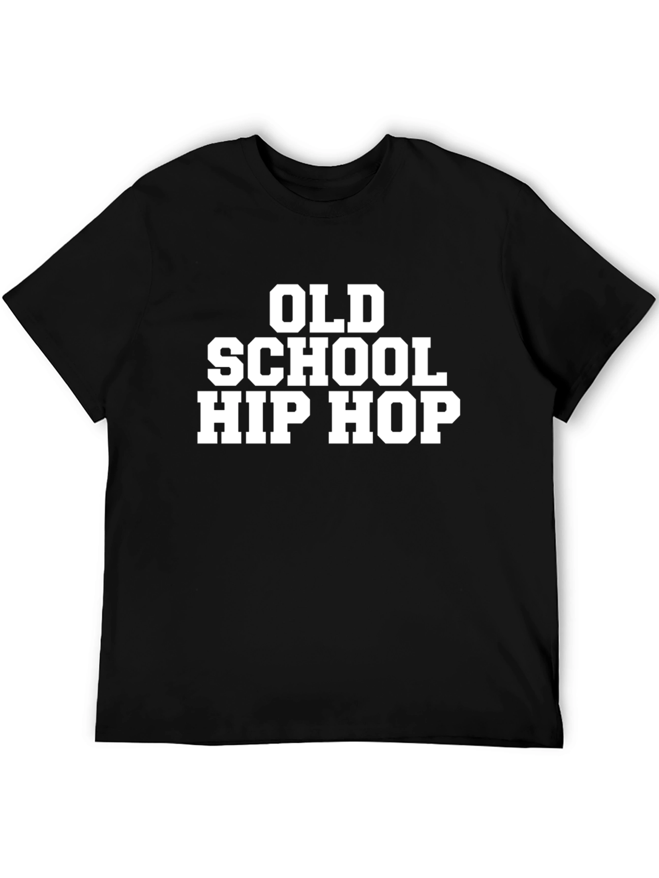 Old School Hip Hop T-Shirt - Black