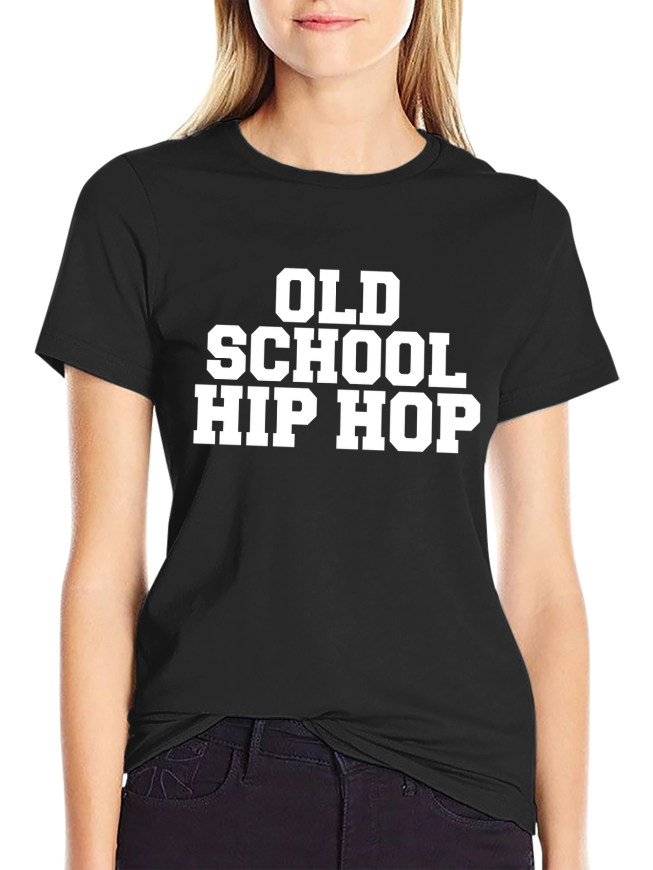 Old School Hip Hop T-Shirt - Black