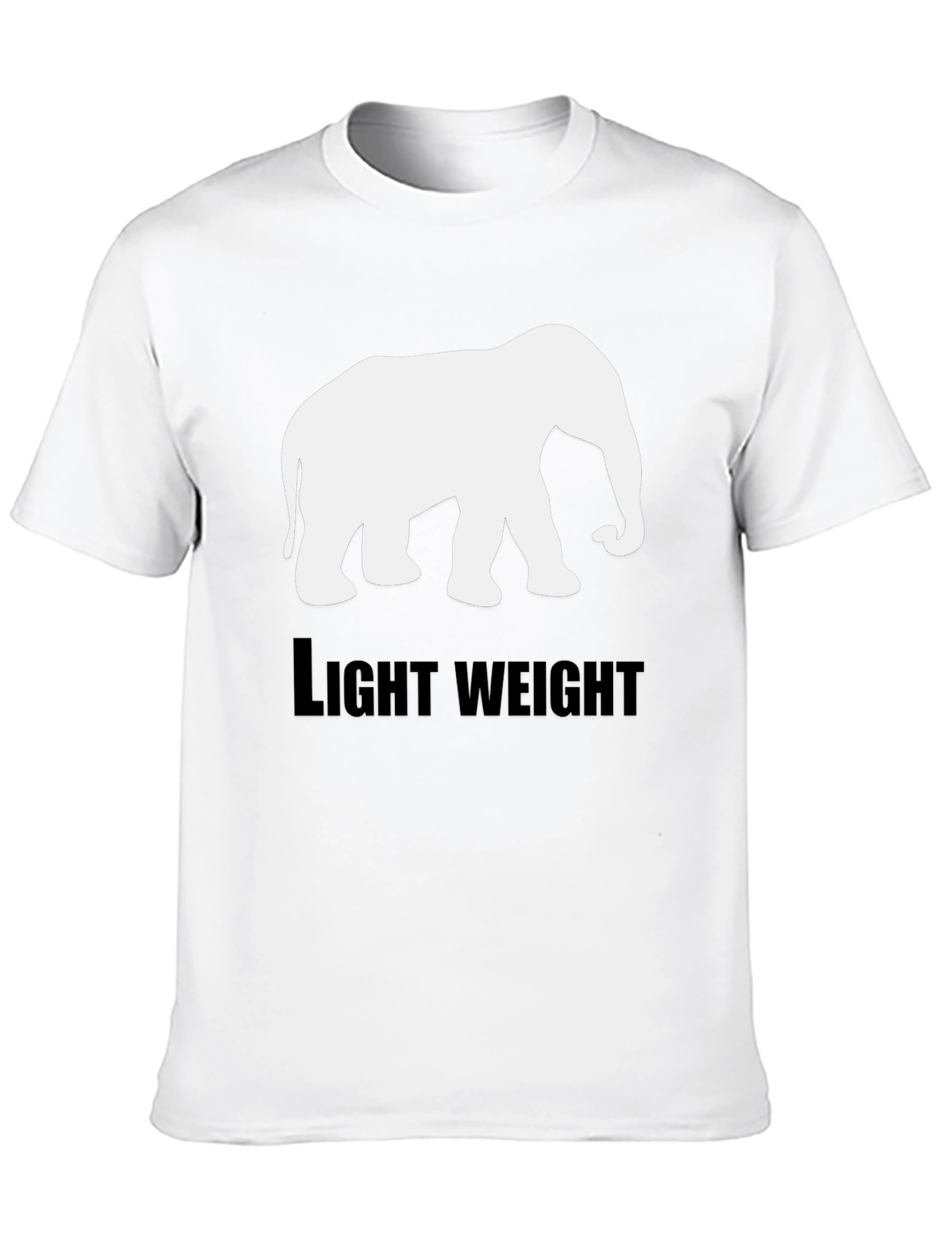 Elephant Lightweight Black T-Shirt