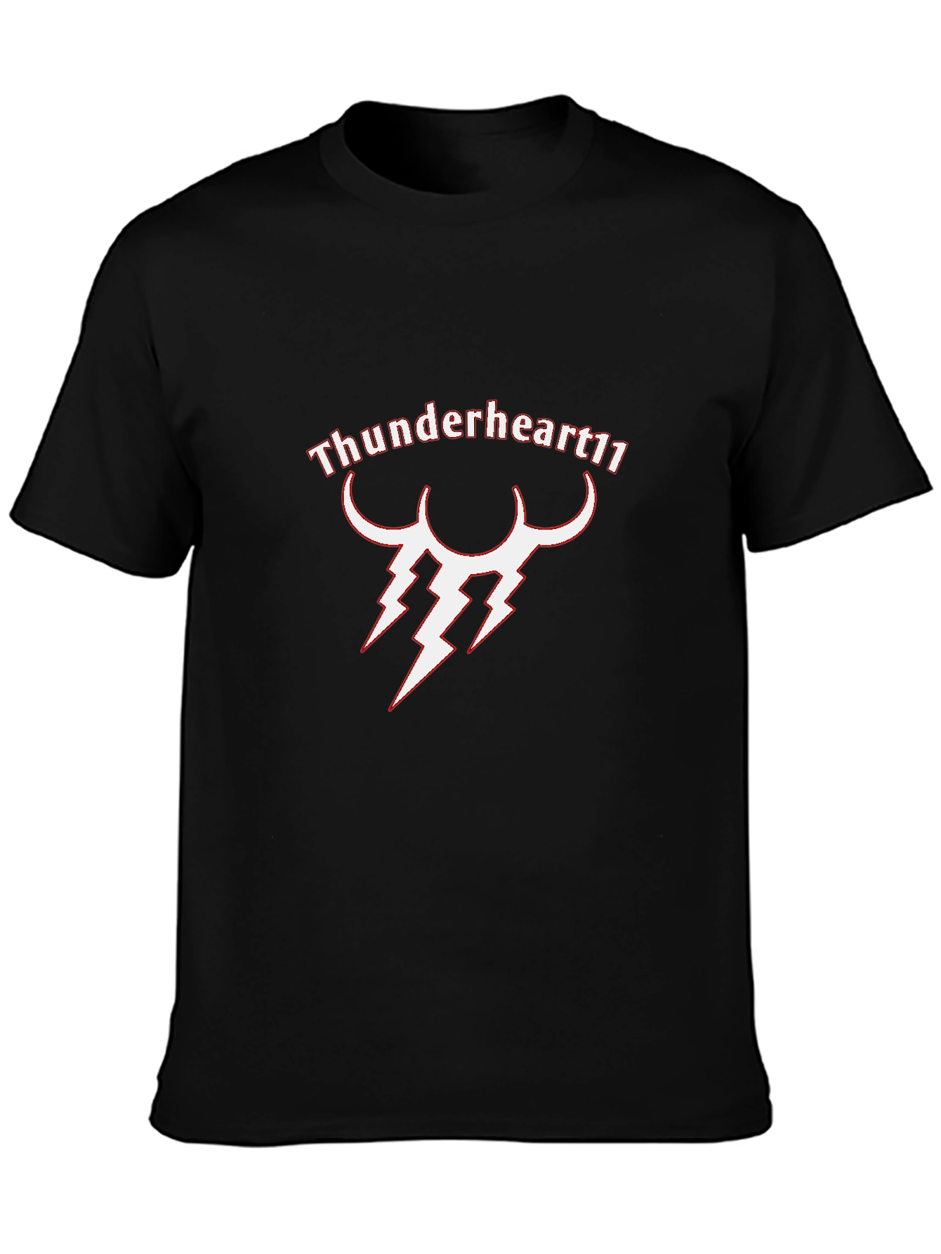 Thunderheart11 Graphic Tee - Black Cotton T-Shirt