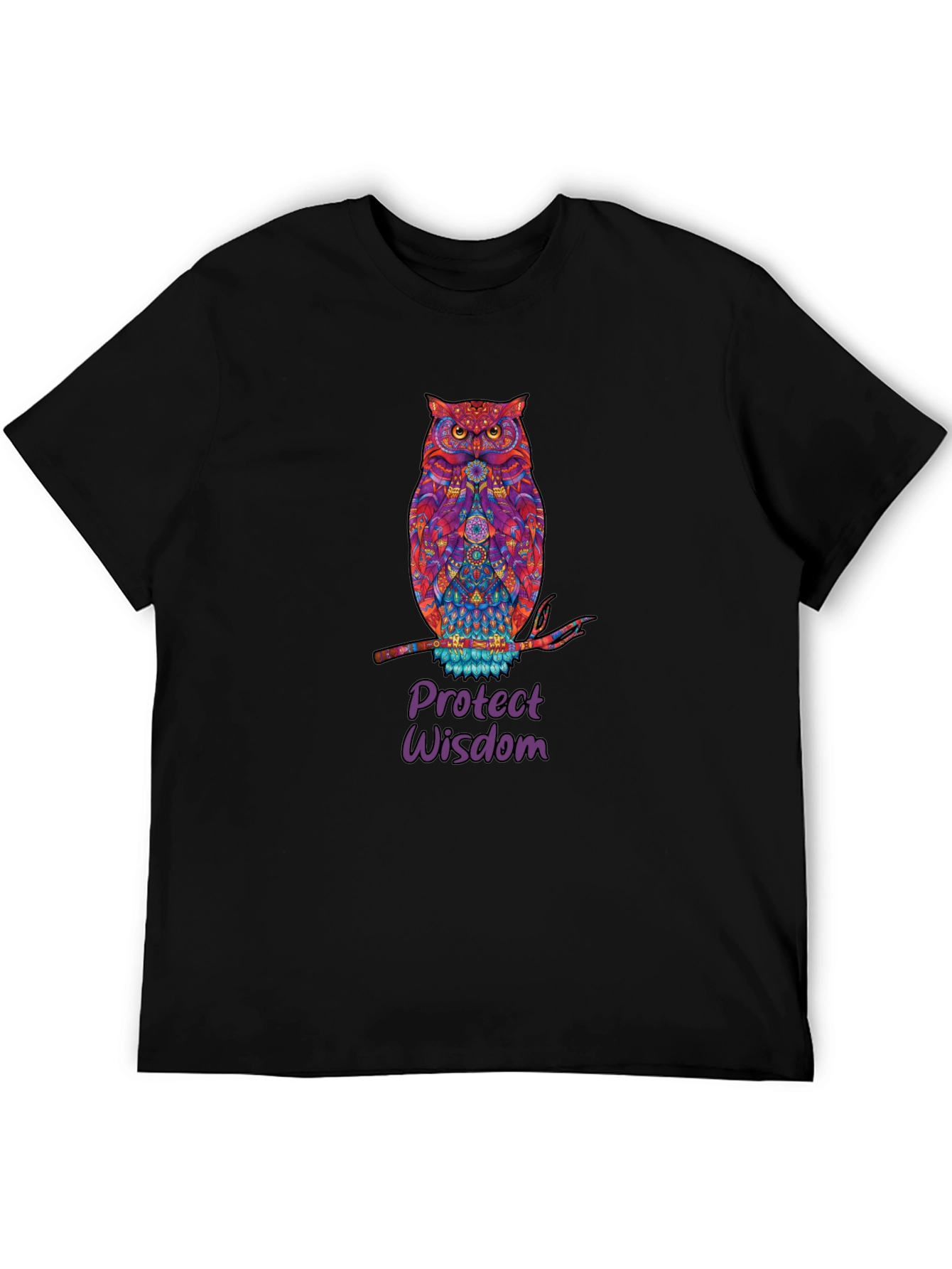Owl Protect Wisdom Graphic Tee