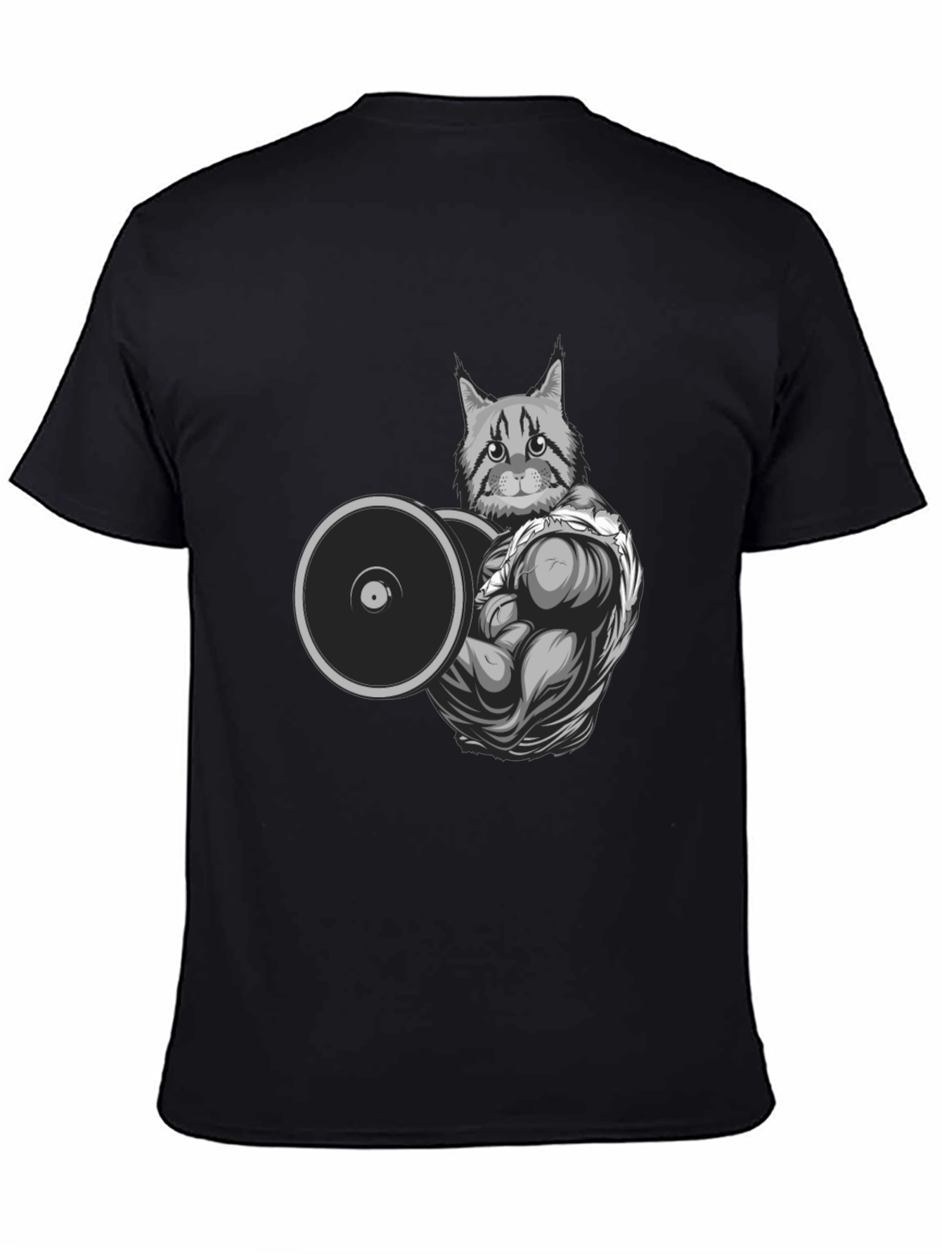 Cat Lifting Weights T-Shirt