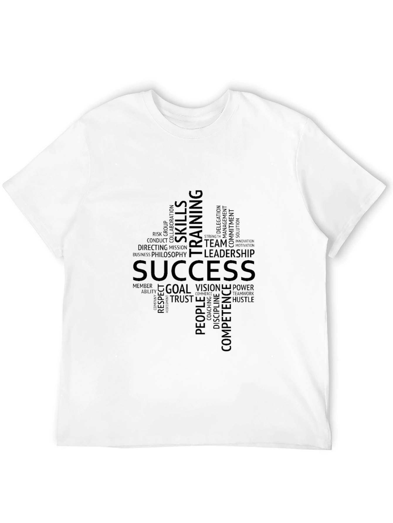 Success Word Cloud Graphic T-Shirt