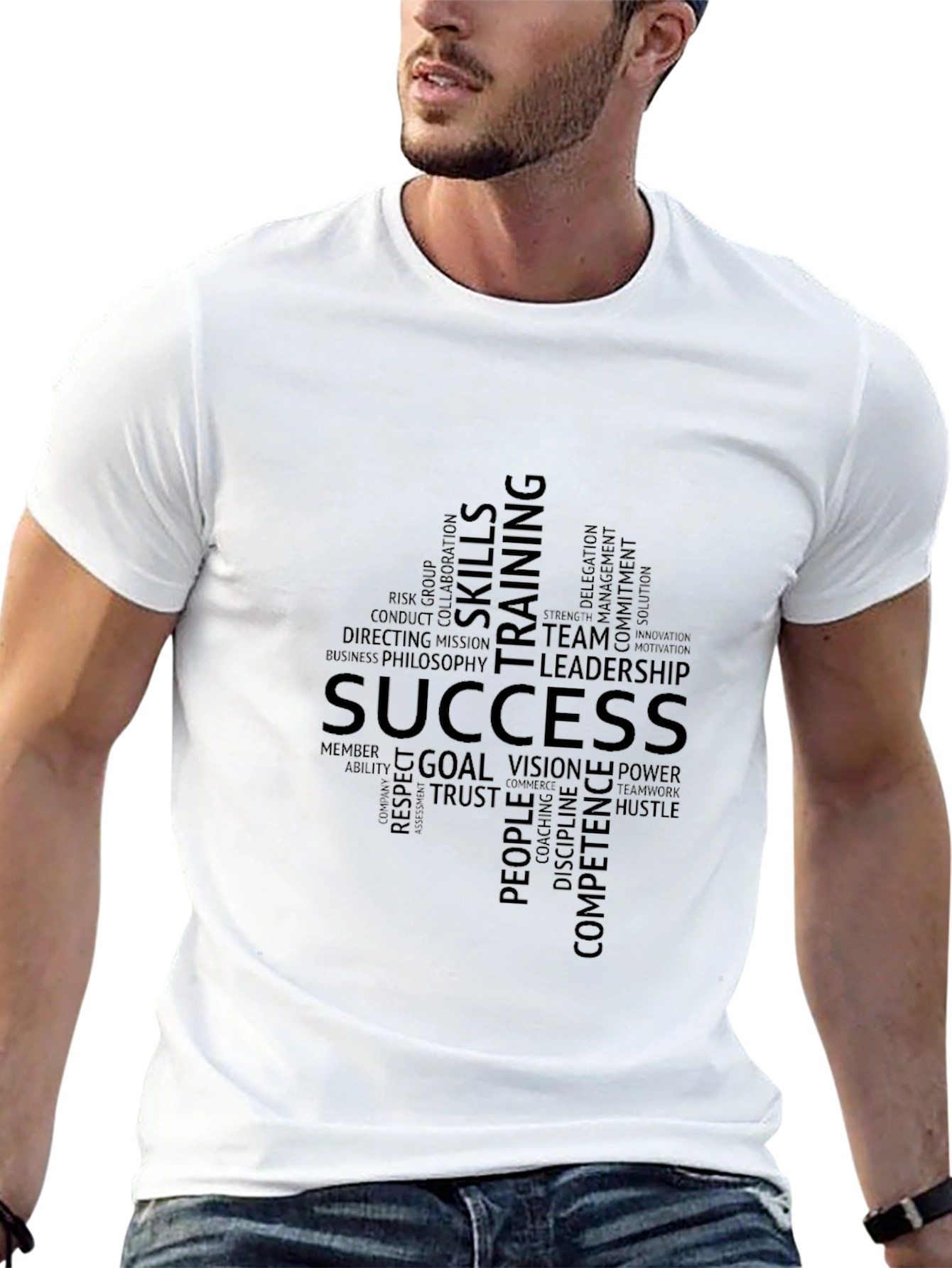 Success Word Cloud Graphic T-Shirt