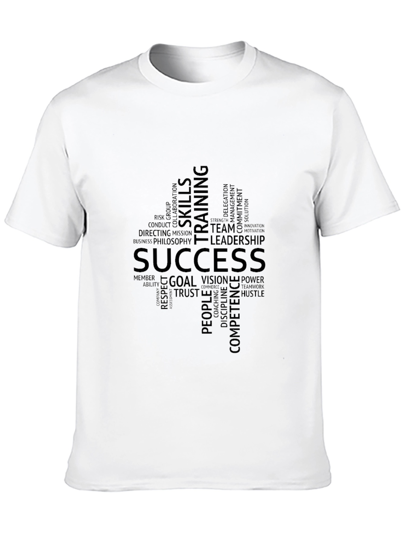 Success Word Cloud Graphic T-Shirt
