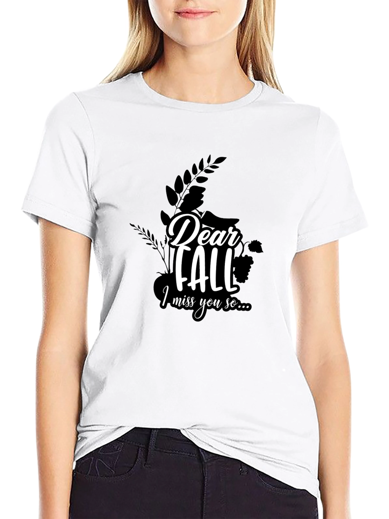 Dear Fall Graphic Tee - Soft & Stylish