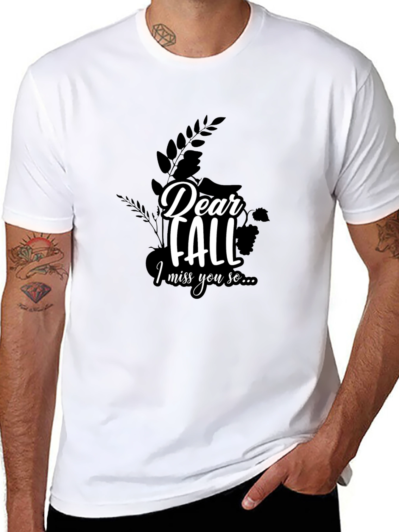 Dear Fall Graphic Tee - Soft & Stylish