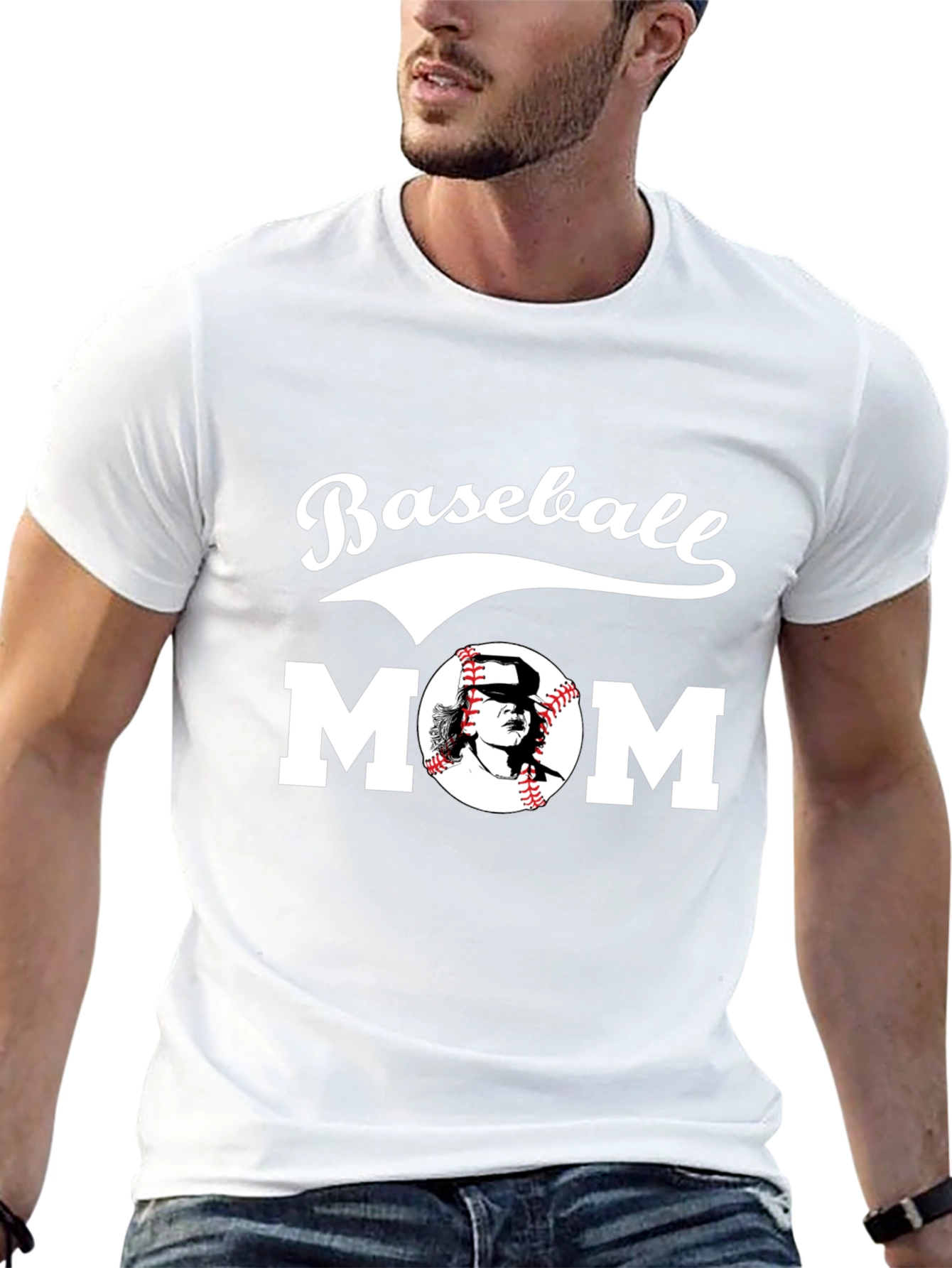 Baseball Mom Graphic T-Shirt
