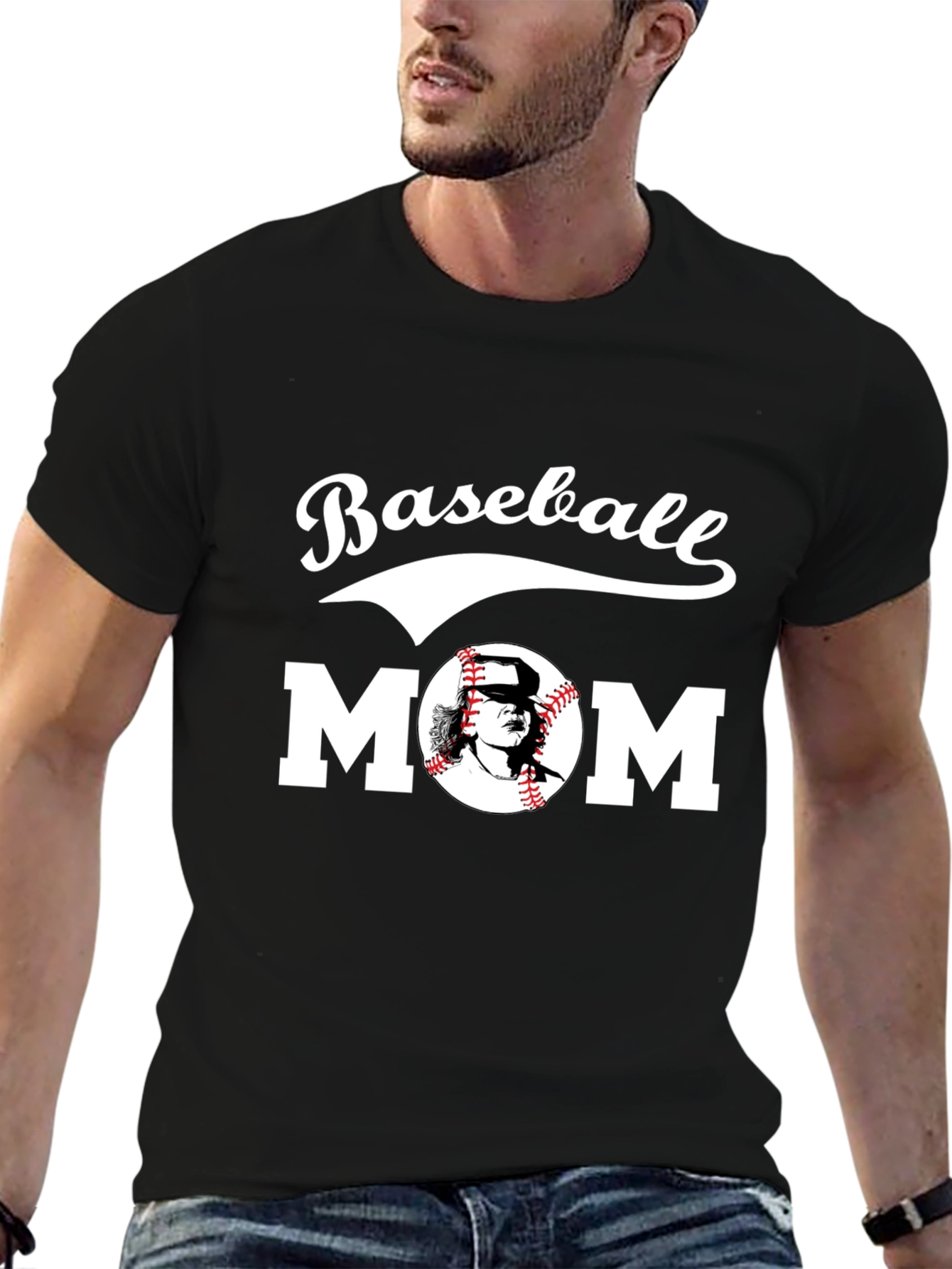 Baseball Mom Graphic T-Shirt