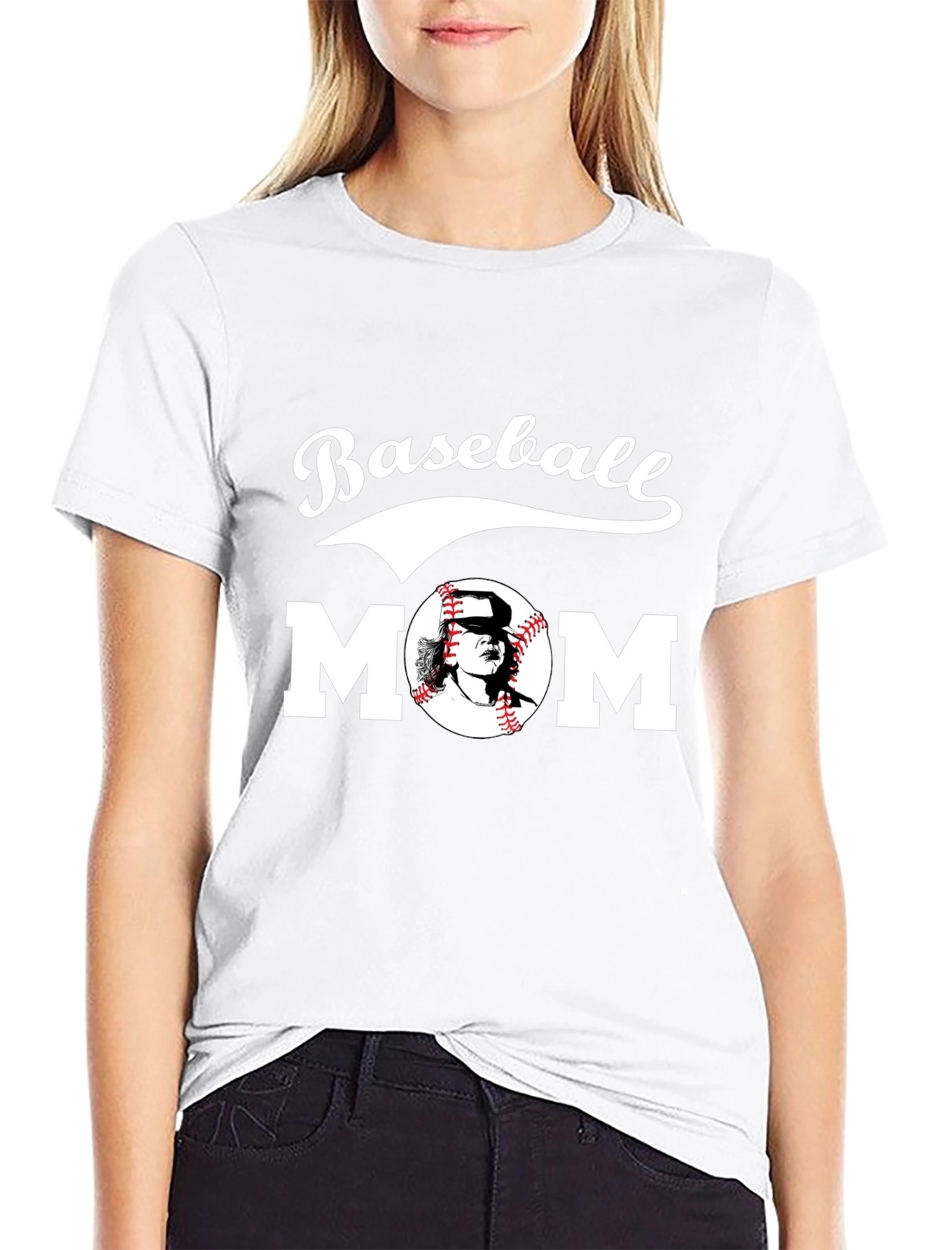 Baseball Mom Graphic T-Shirt