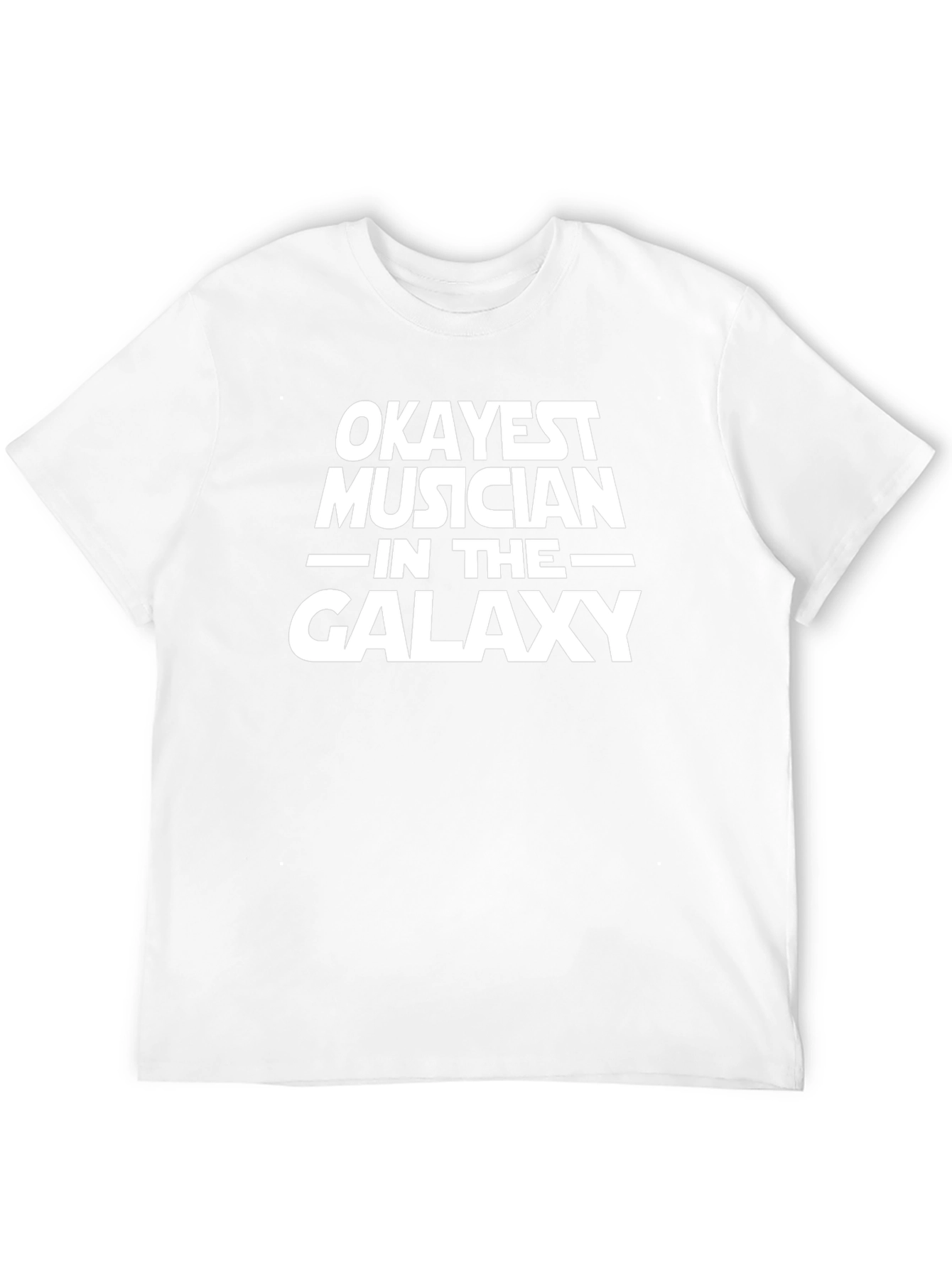 Okayest Musician in the Galaxy Black T-Shirt