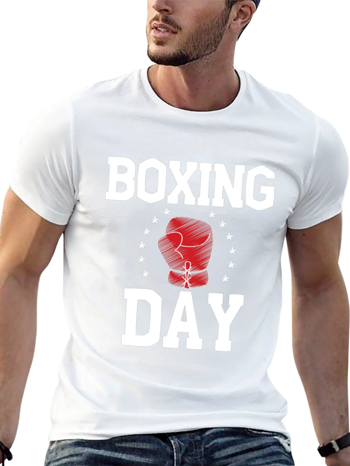 Boxing Day T-Shirt Boxing Glove Graphic Novelty Tee