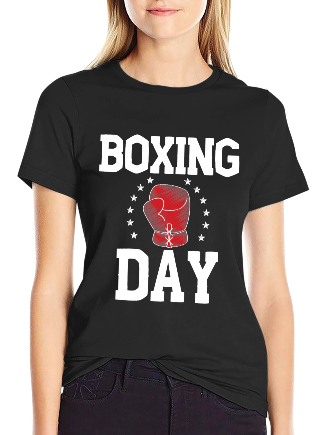 Boxing Day T-Shirt Boxing Glove Graphic Novelty Tee