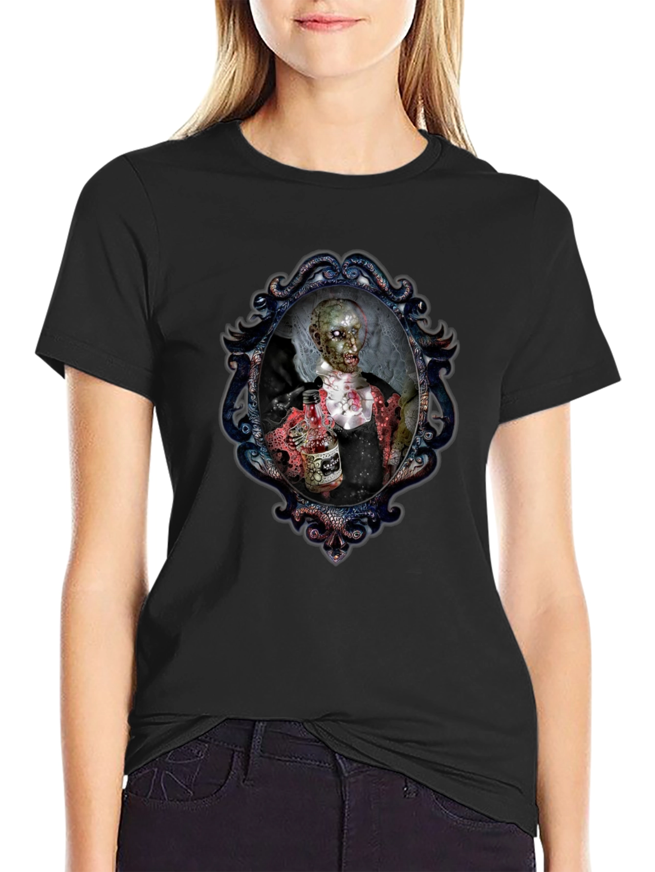 Zombie Portrait Graphic Tee