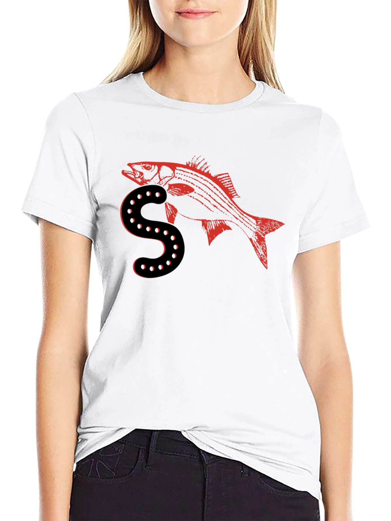 Striped Bass S T-Shirt - Anglers Style