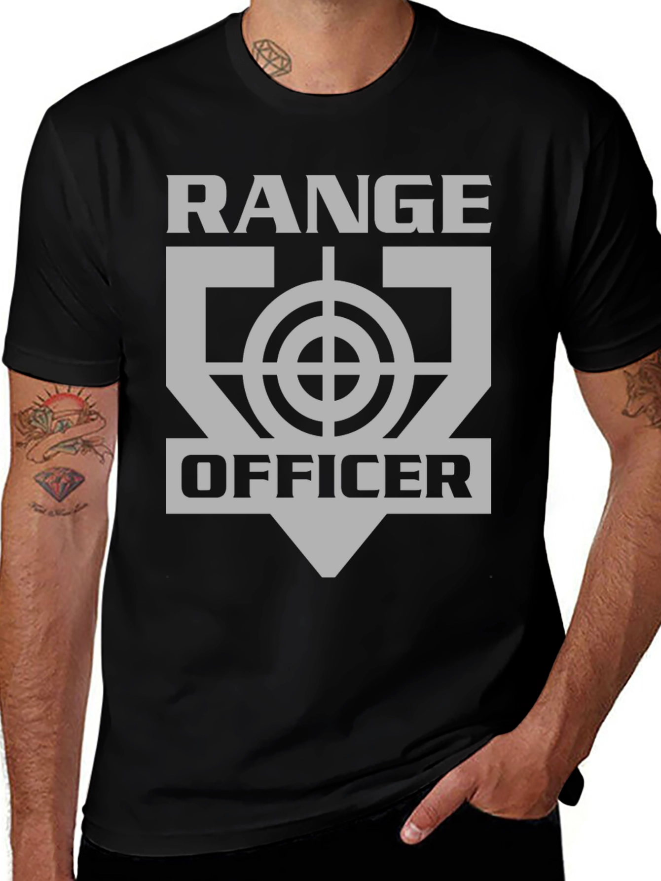 Range Officer T-Shirt - Target Logo Graphic Tee