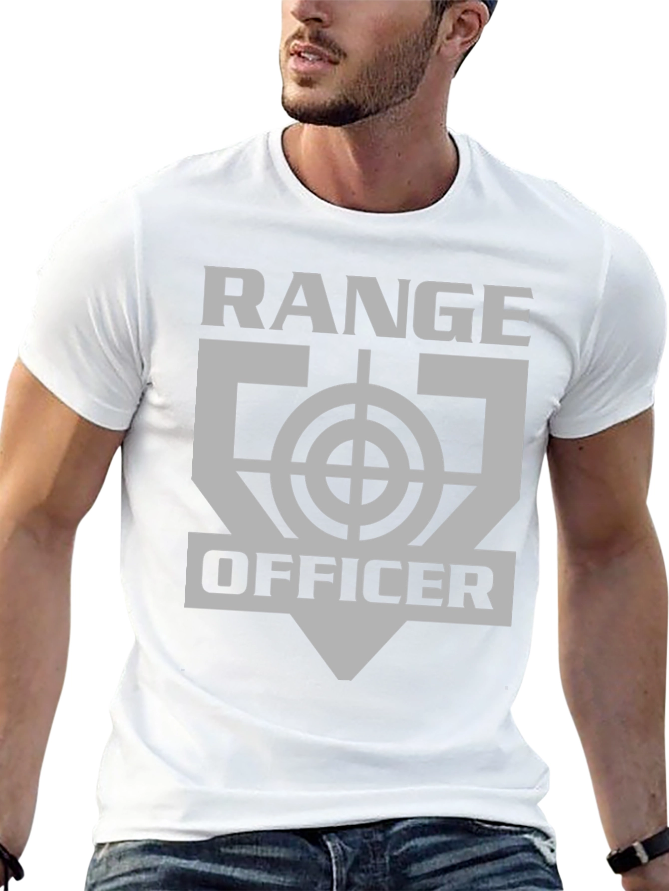 Range Officer T-Shirt - Target Logo Graphic Tee