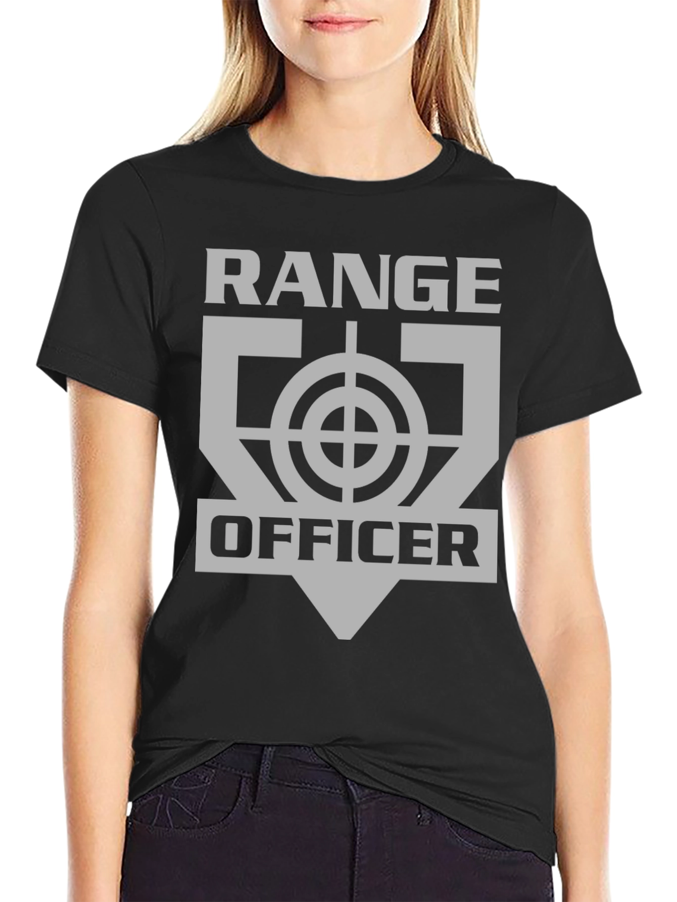 Range Officer T-Shirt - Target Logo Graphic Tee