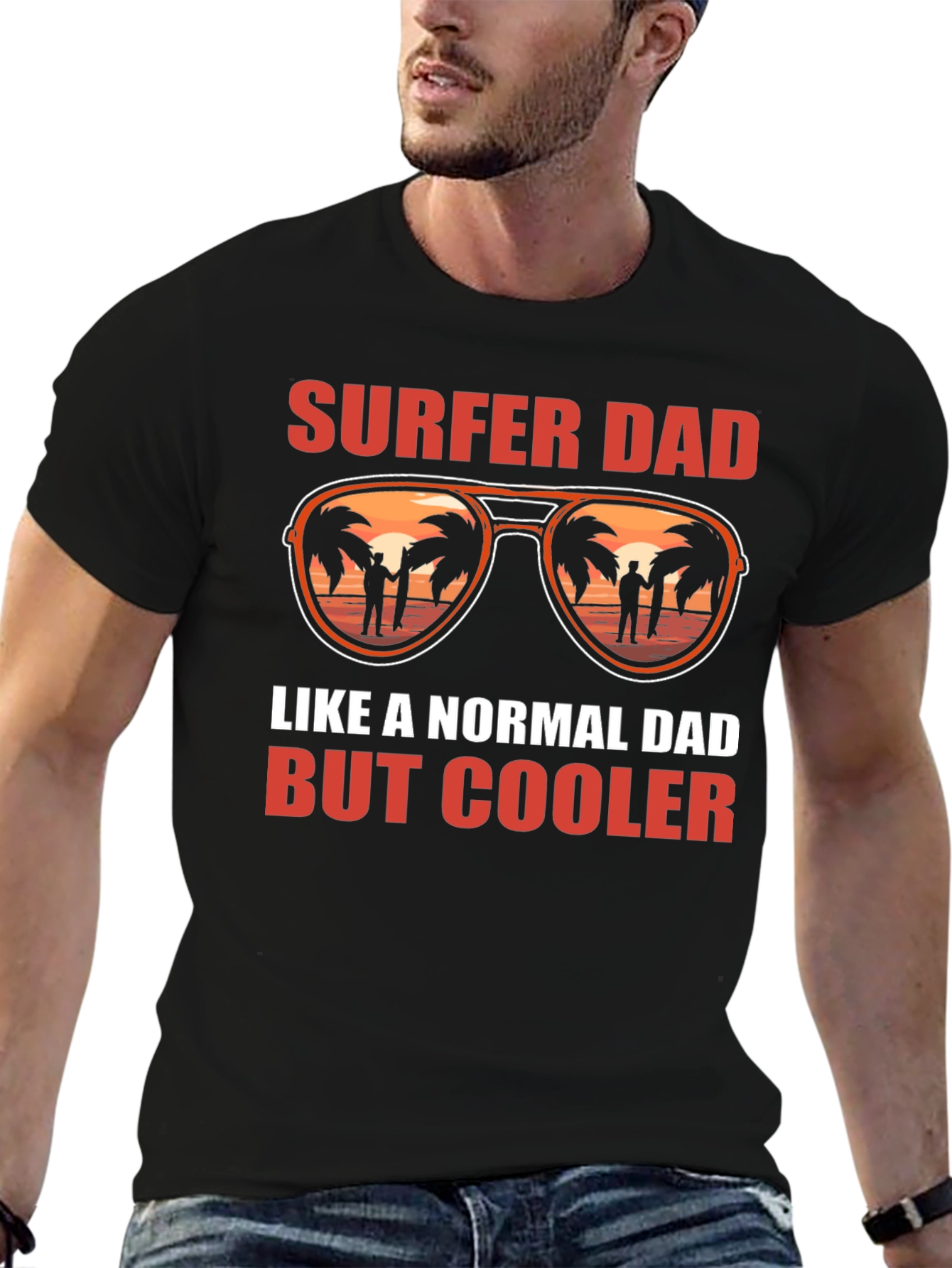 Surfer Dad T-Shirt: Cool Fathers Day Gift