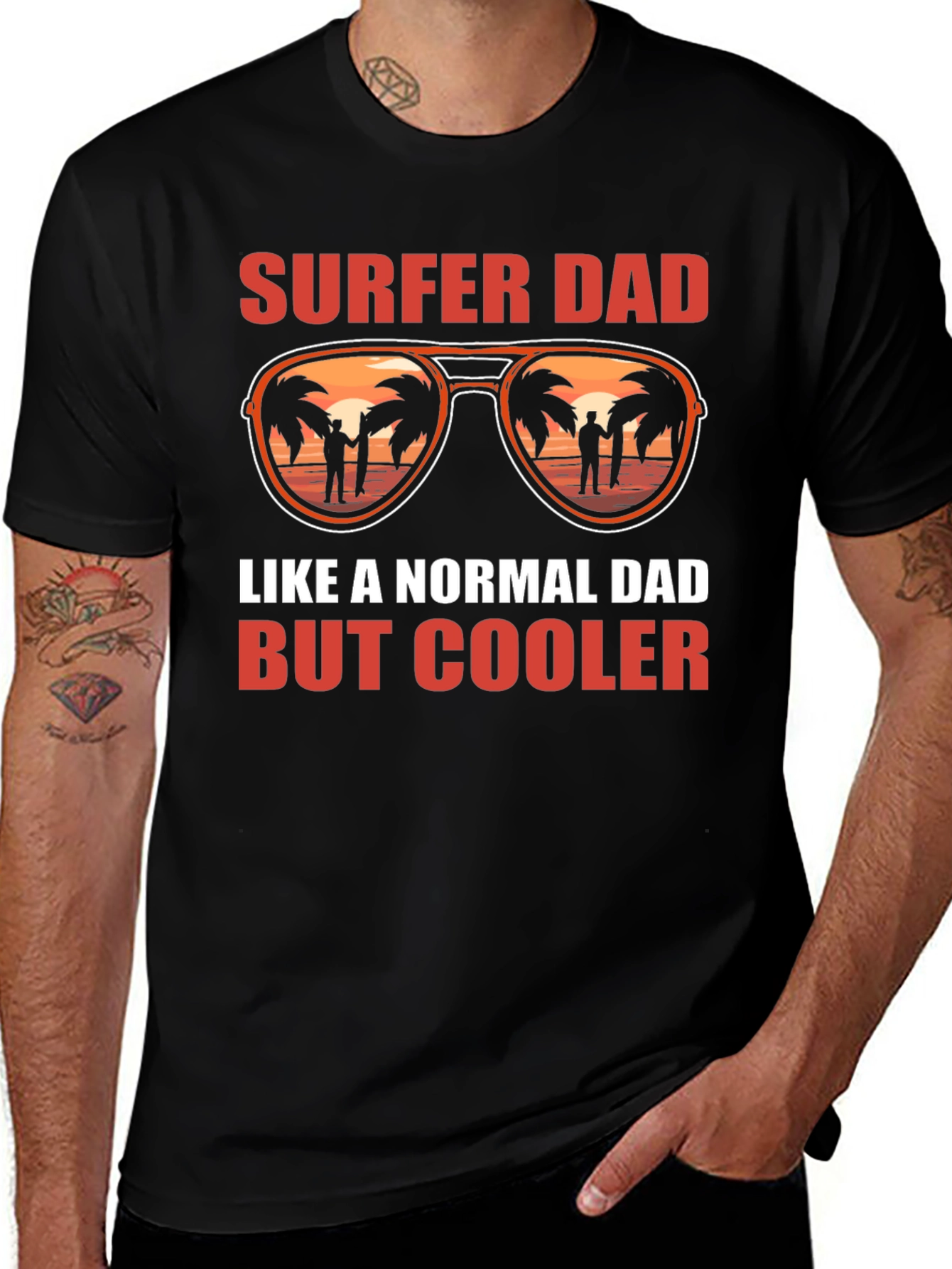 Surfer Dad T-Shirt: Cool Fathers Day Gift