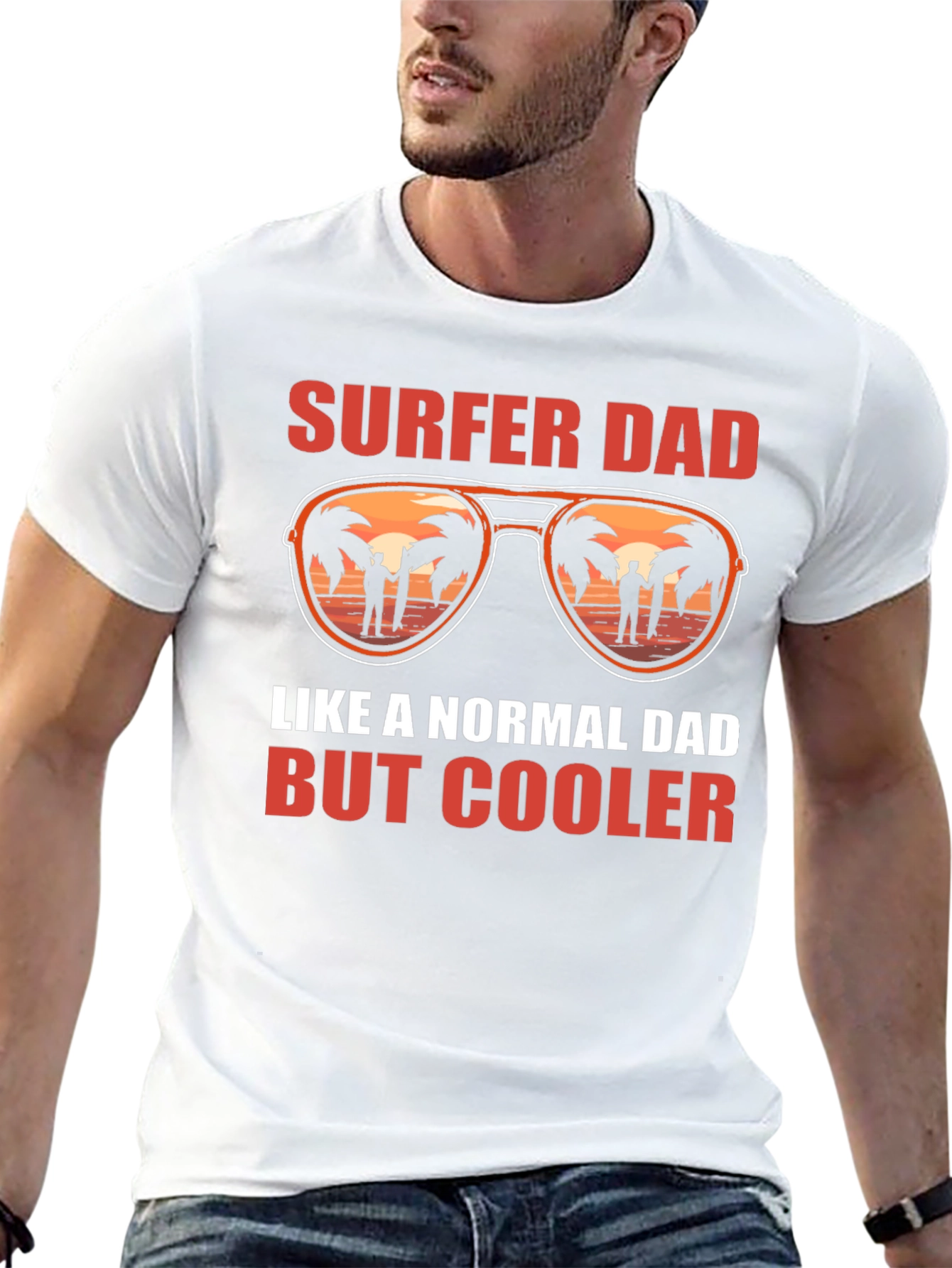 Surfer Dad T-Shirt: Cool Fathers Day Gift