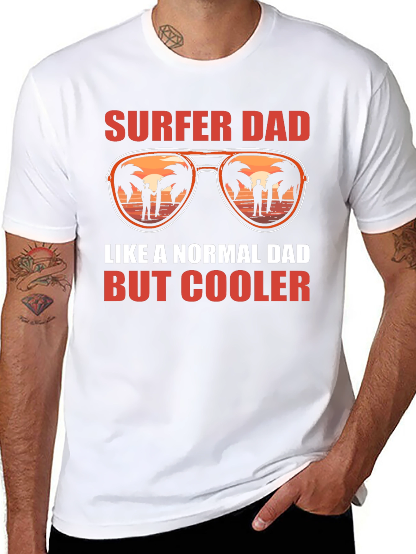 Surfer Dad T-Shirt: Cool Fathers Day Gift