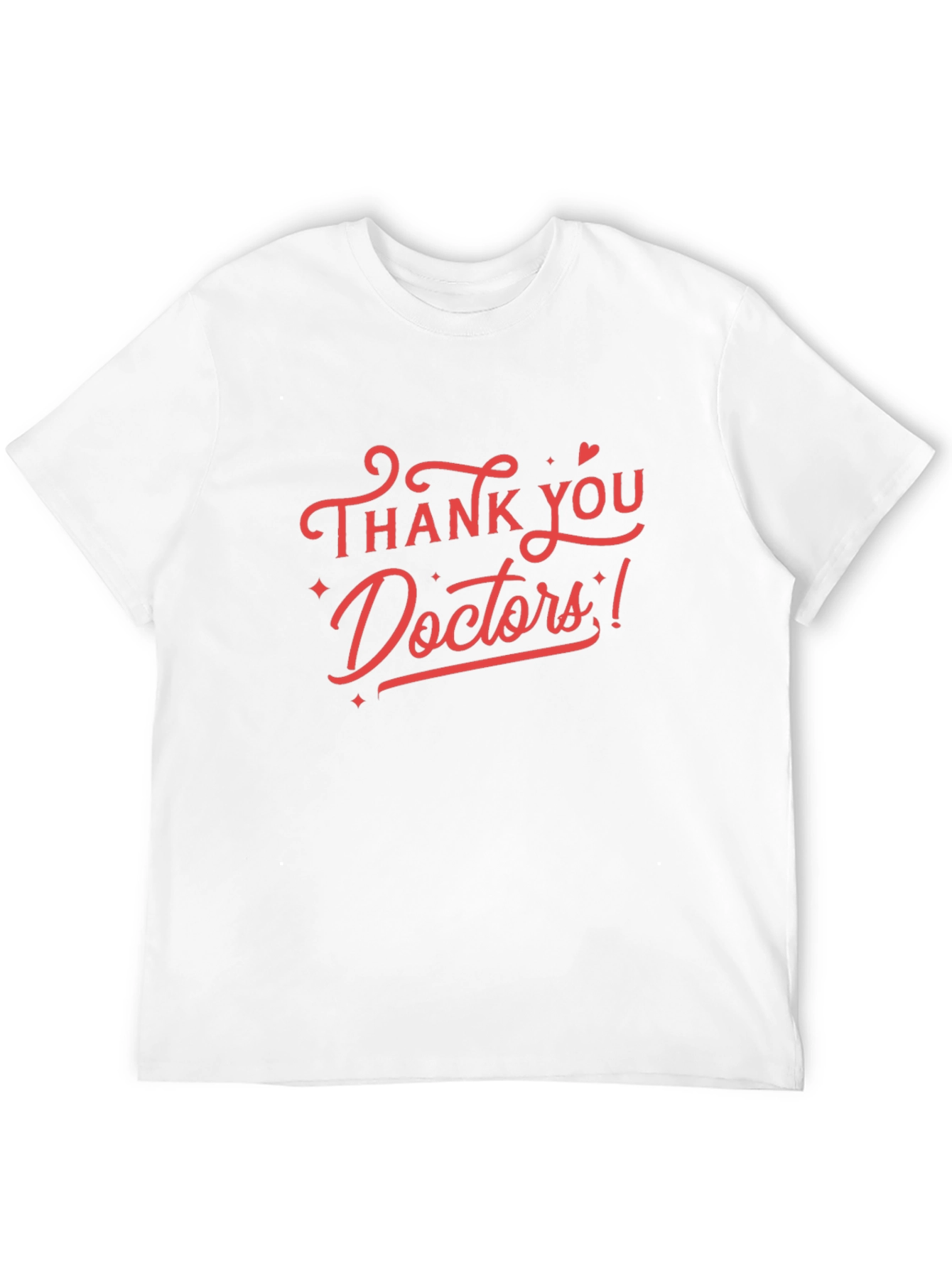 Thank You Doctors Black Tee