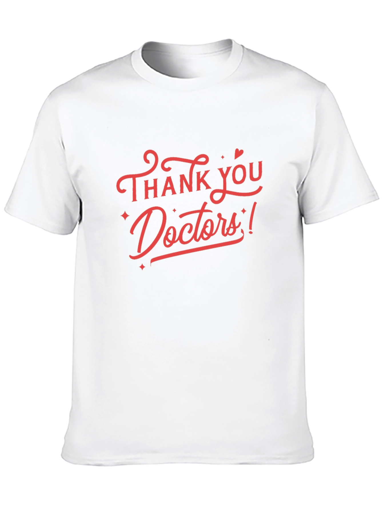 Thank You Doctors Black Tee